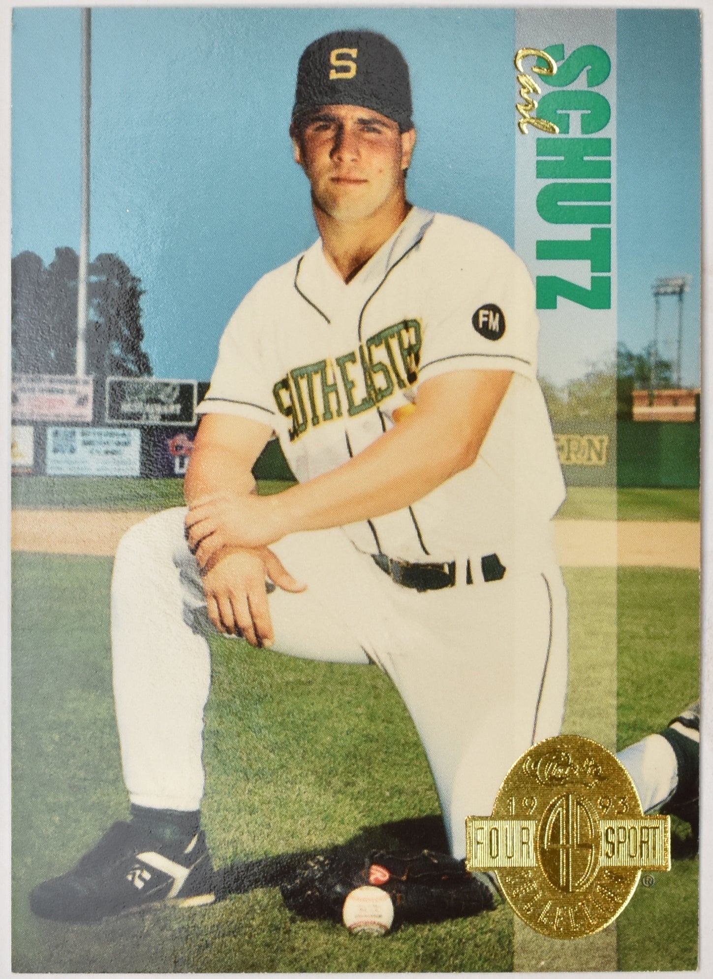 Carl Schutz 296 1993 Four Sports Baseball Card