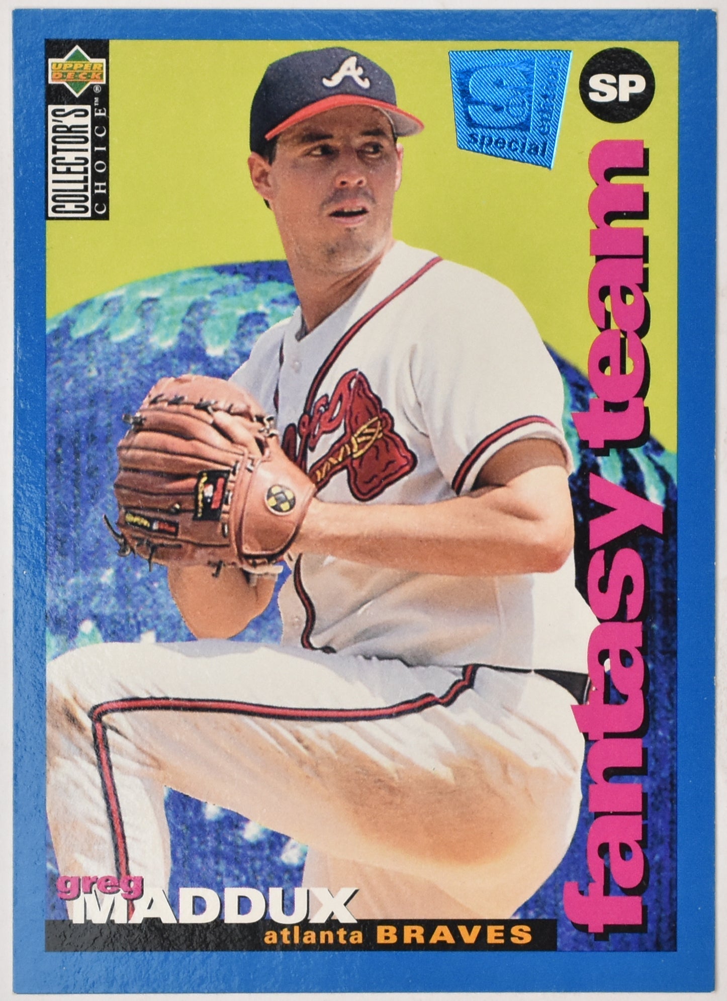 Greg Maddux Atlanta Braves 249 Upper Deck 1994 Fantasy Team Baseball Card