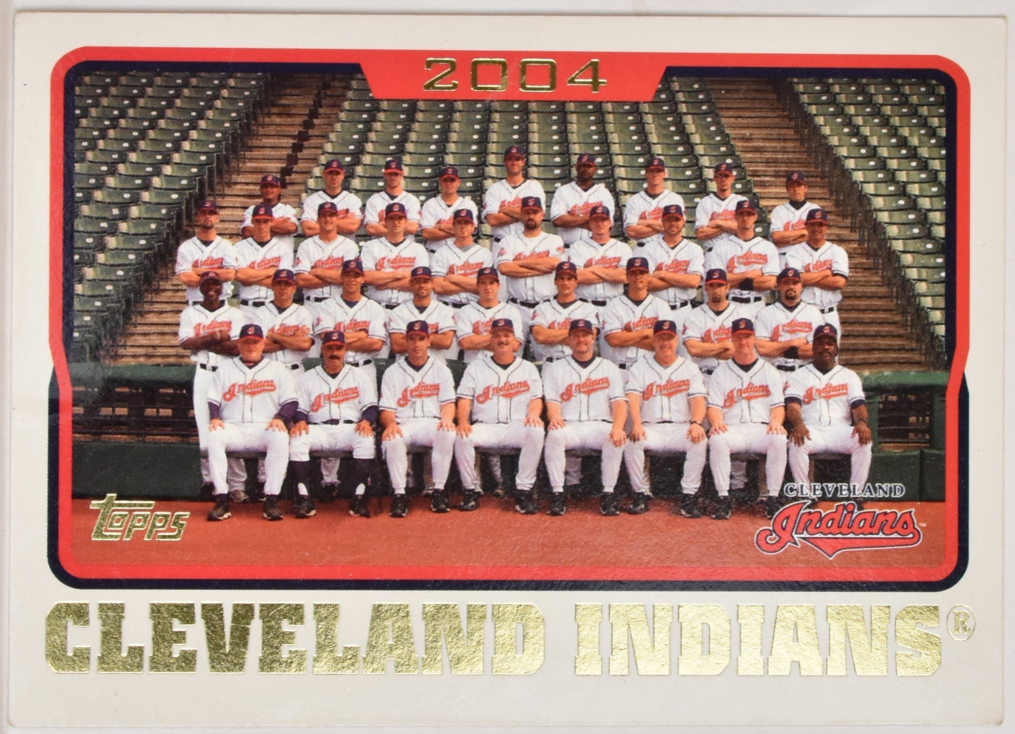 Cleveland Indians 646 Topps Baseball Card