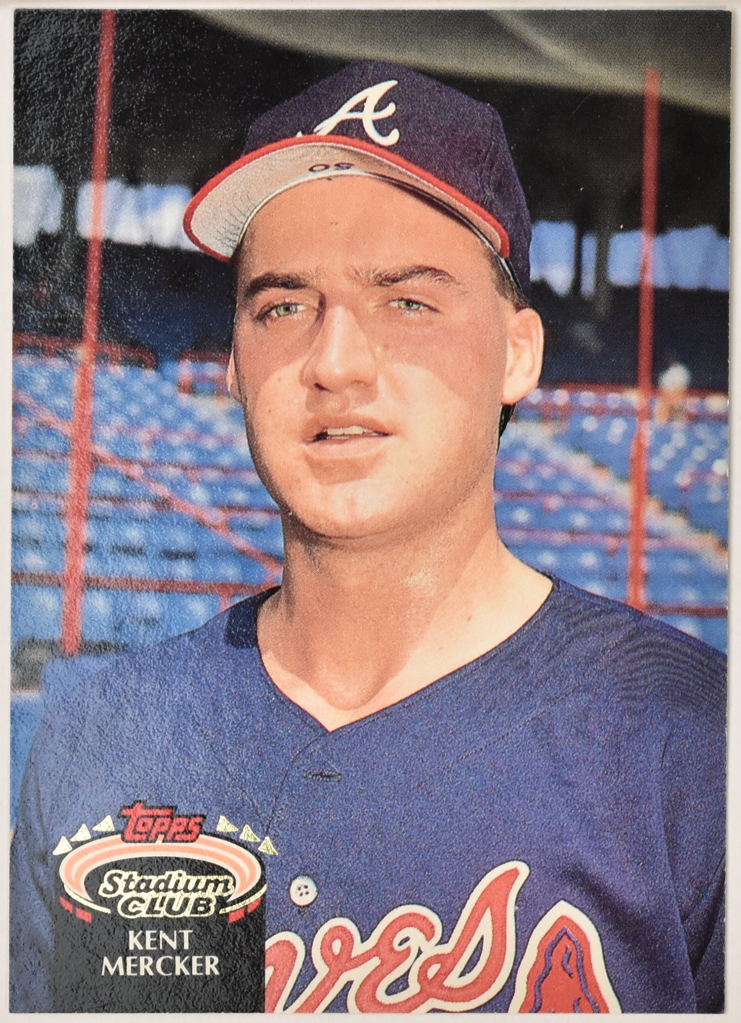 Kent Mercker 147 Topps Stadium Club 92 Baseball Card