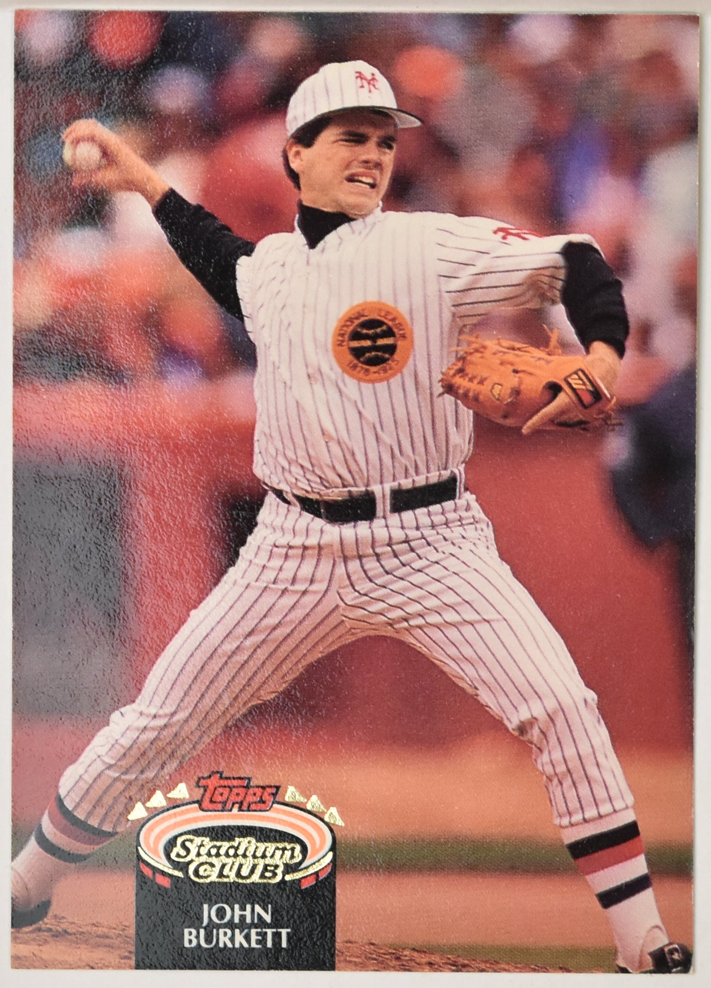 John Burkett 136 Topps Stadium Club 92 Baseball Card