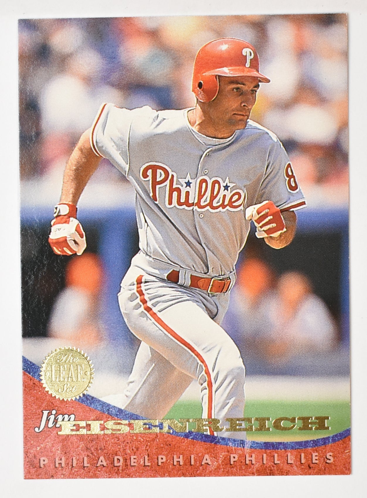 Jim Eisenreich 176 Philadelphia Phillies Leaf Set 1994 Baseball