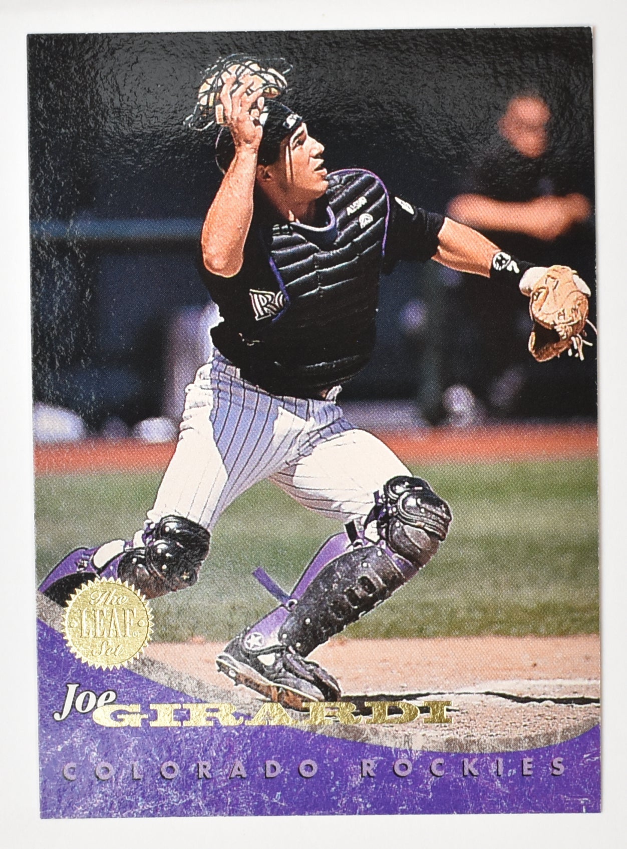 Joe Girardi 3 Rockies Leaf Set 1994 Baseball Card