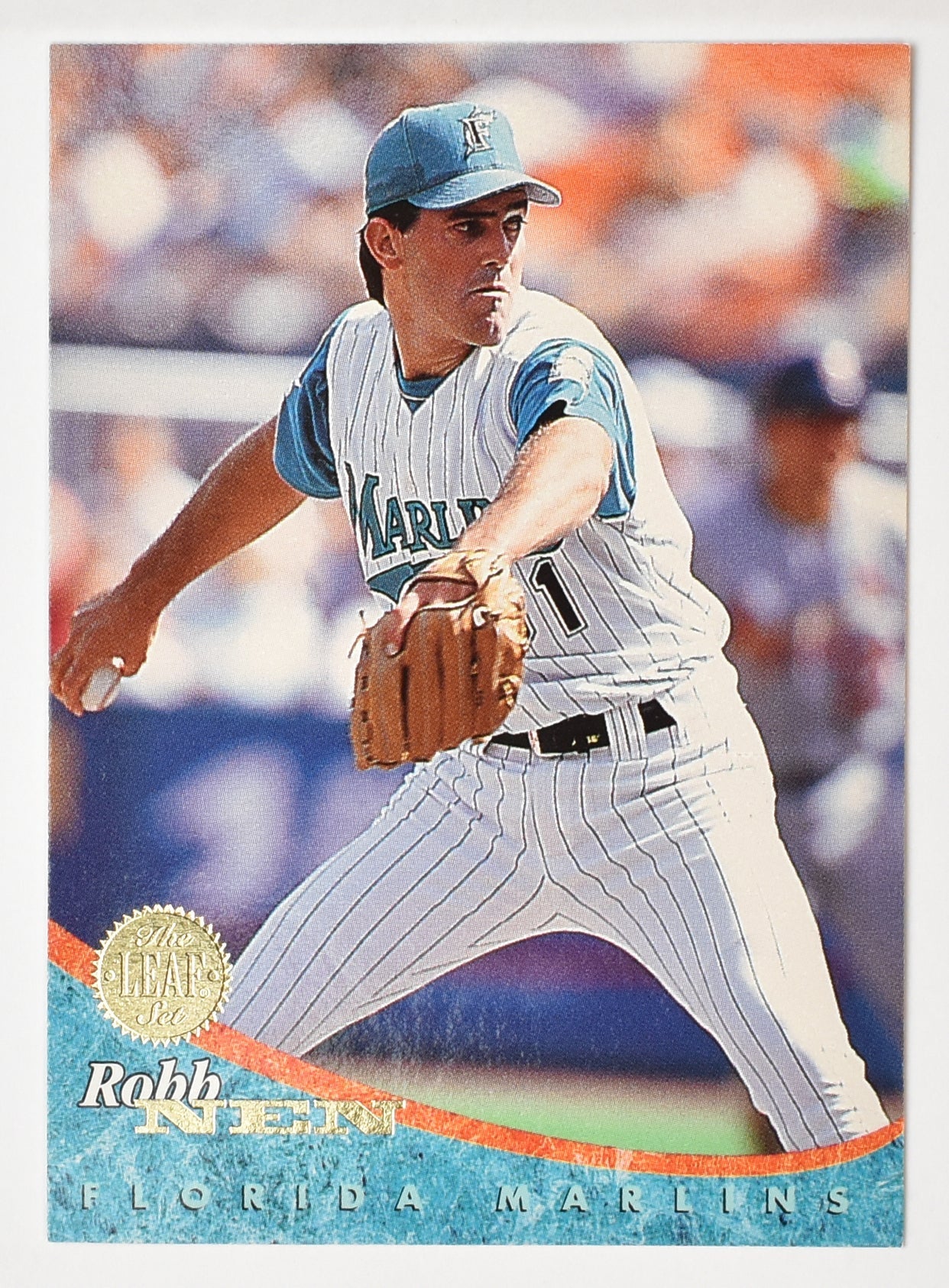 Robb Nen 212 Marlins Leaf Set 1994 Baseball Card