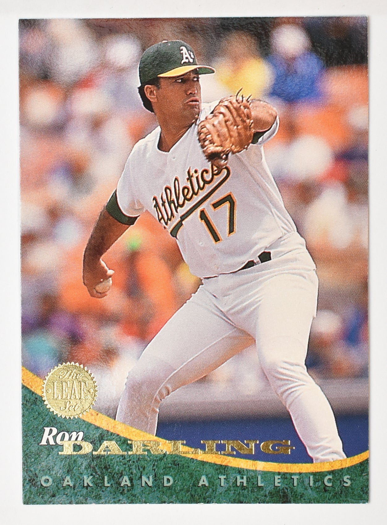 Ron Darling 57 Oakland Athletics Leaf Set 94 Baseball Card