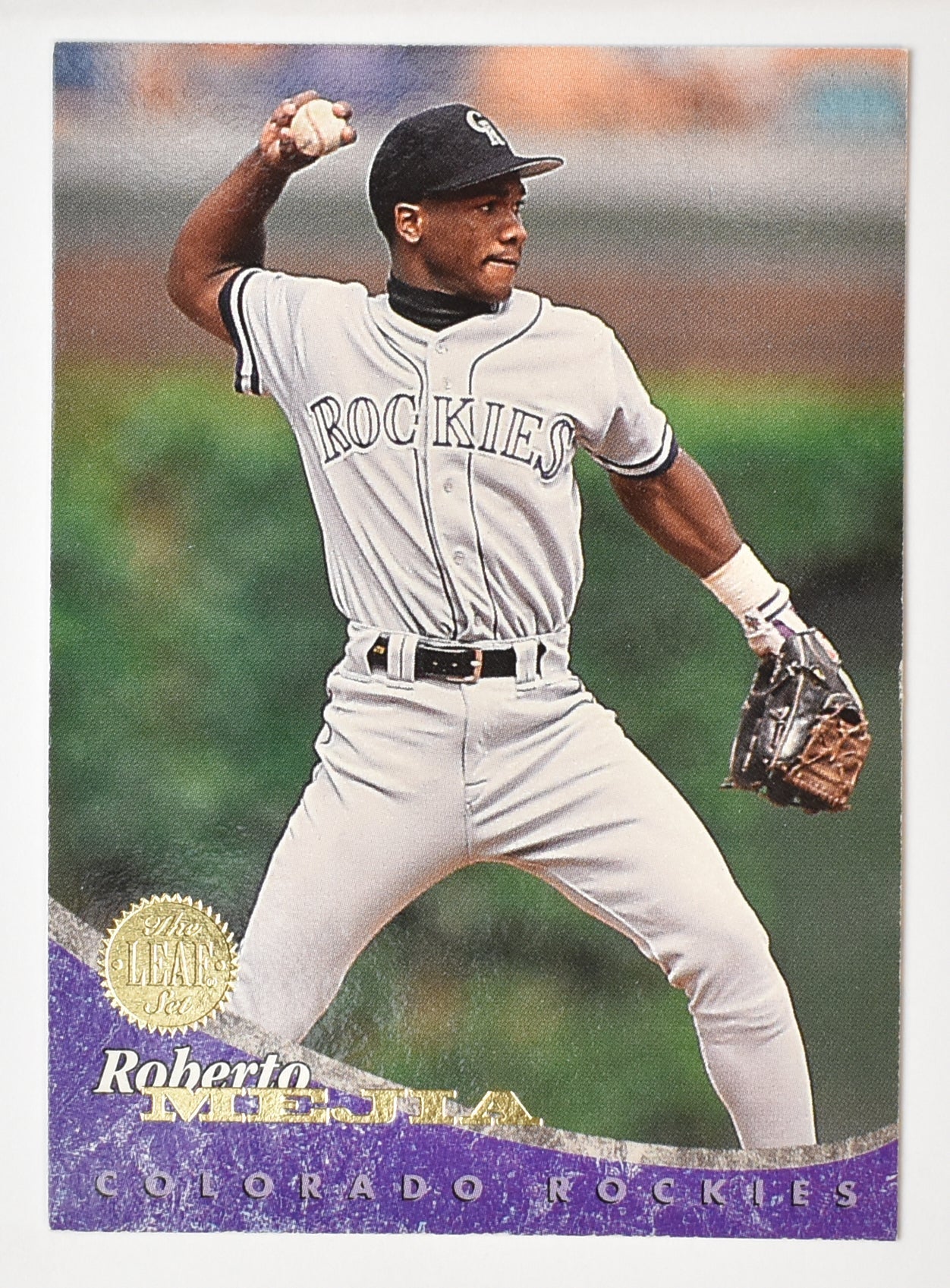 Roberto Mejia 63 Rockies Leaf Set 1994 Baseball Card