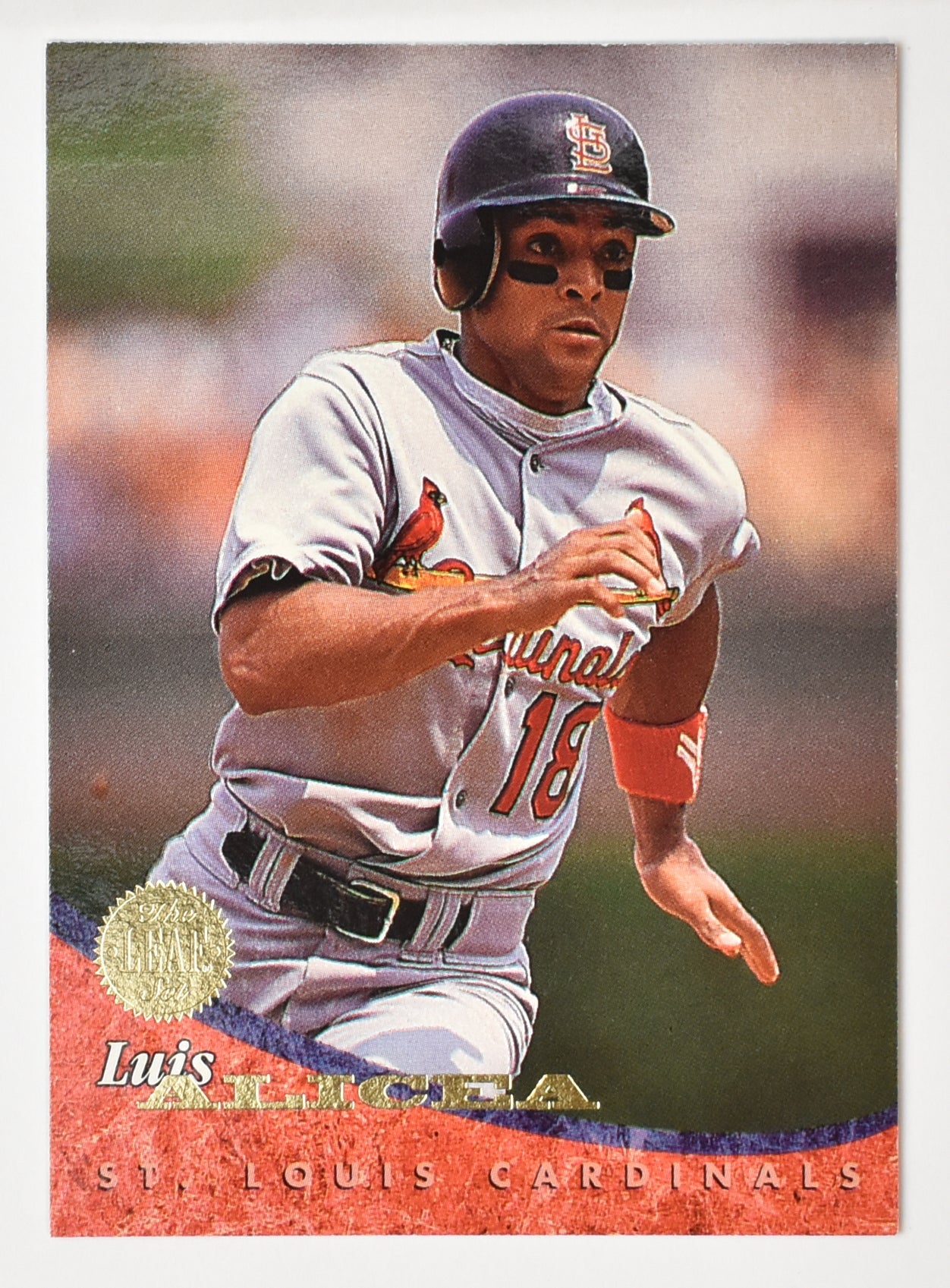 Luis Alicea 203 Cardinals Leaf Set 1994 Baseball