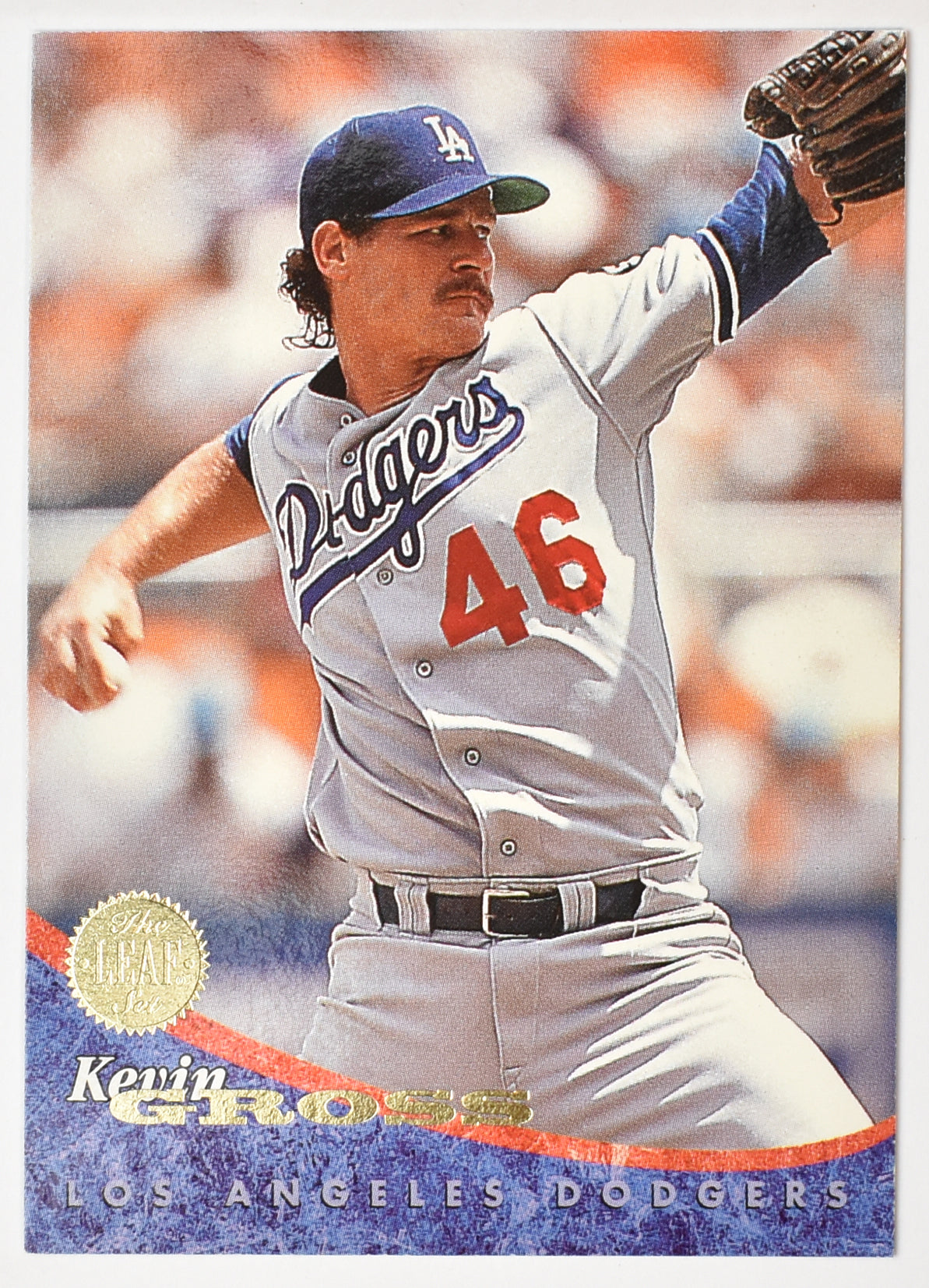 Kevin Gross 153 Los Angeles Dodgers Leaf Set 94 Baseball Card