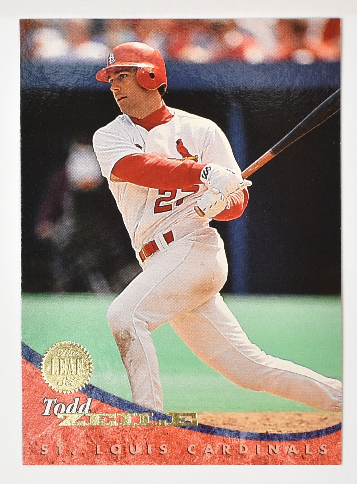 Todd Zeile 61 St Louis Cardinals Leaf Set 1994 Baseball Card