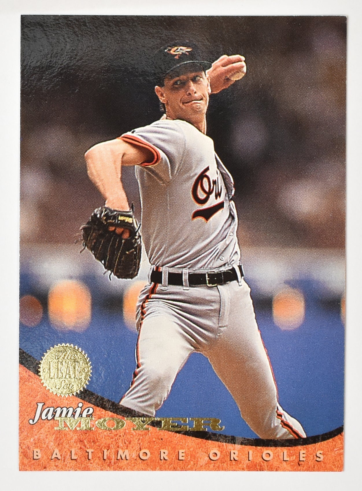 Jamie Moyer 215 Baltimore Orioles Leaf Set 1994 Baseball Card