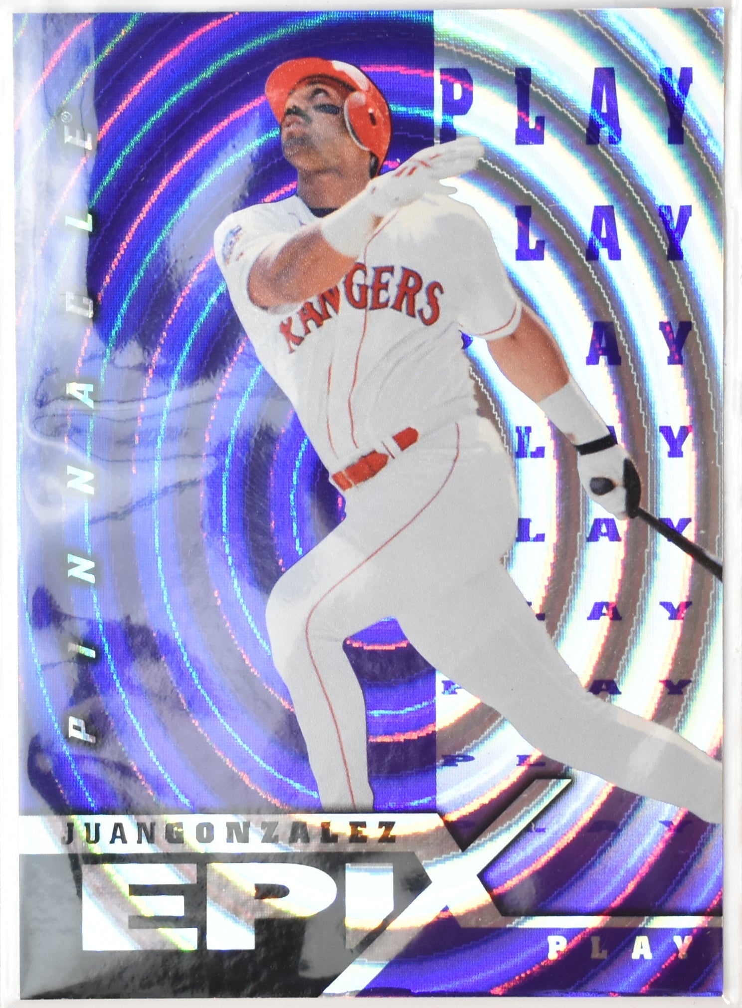 Juan Gonzalez E2 Play 1997 Pinnacle EPIX Halo