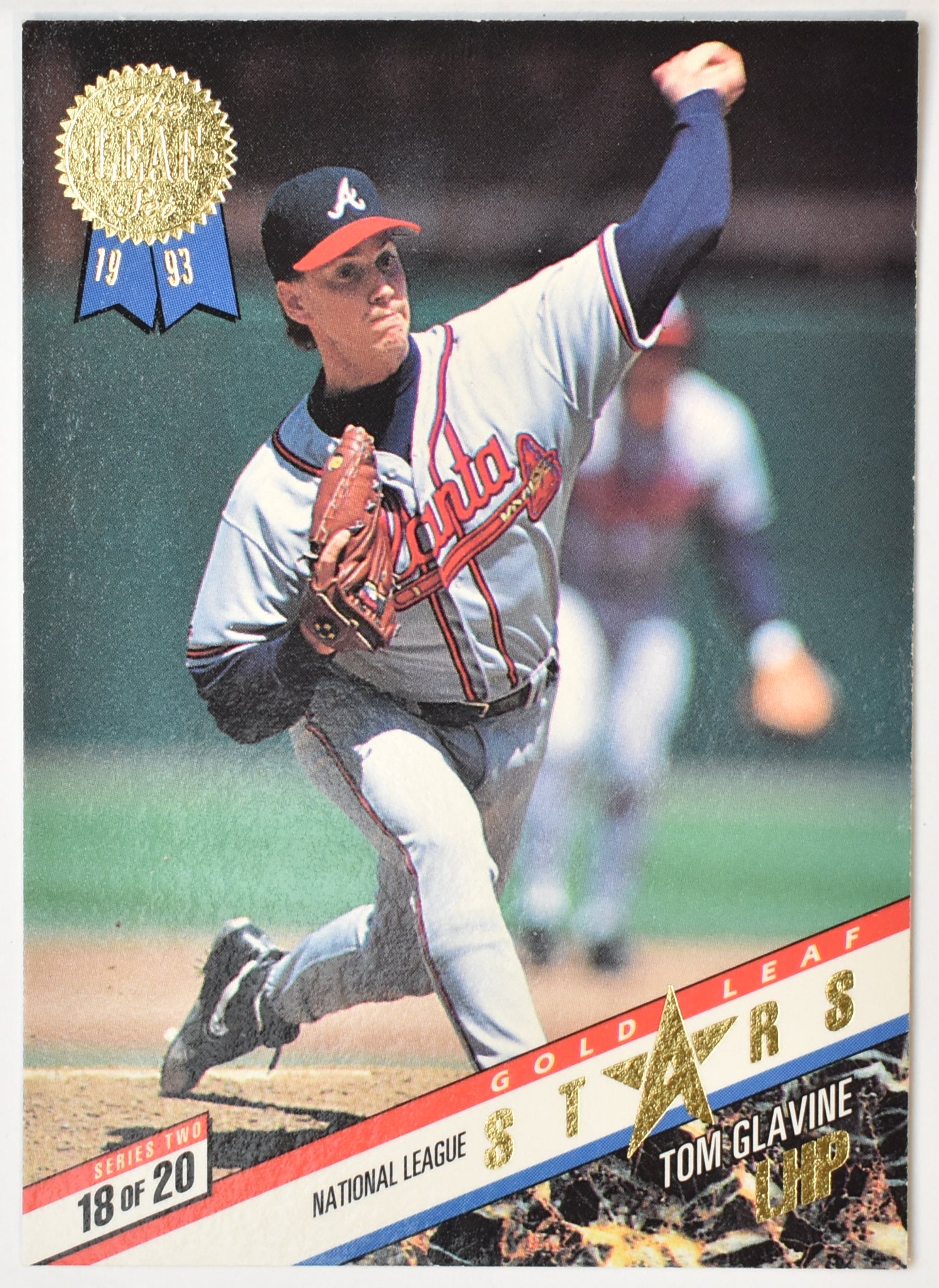 Jim Abbott Tom Glavine 18 of 20 Leaf 93 Baseball Card