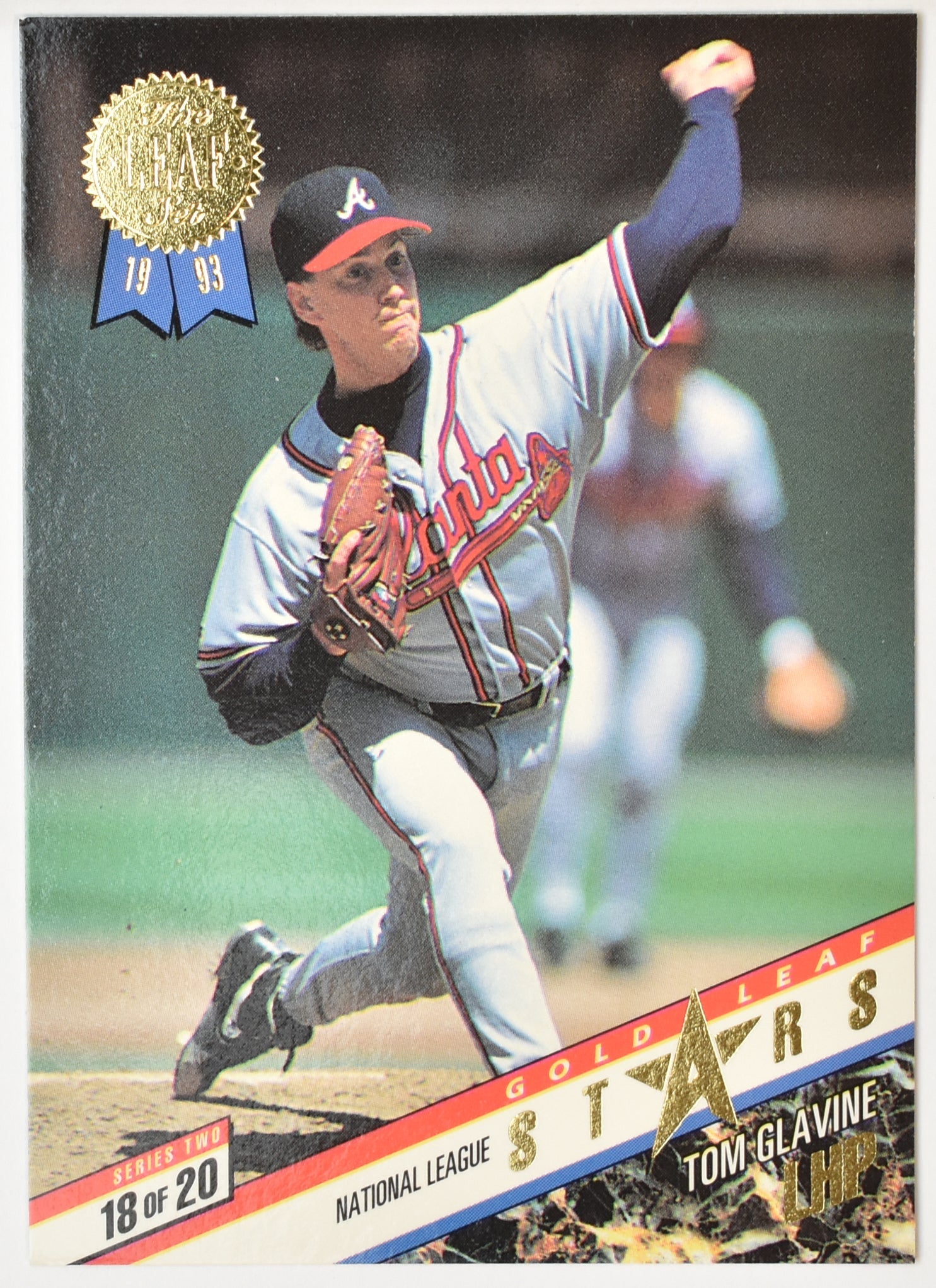 Jim Abbott Tom Glavine 18 of 20 Leaf 1993 Baseball Card