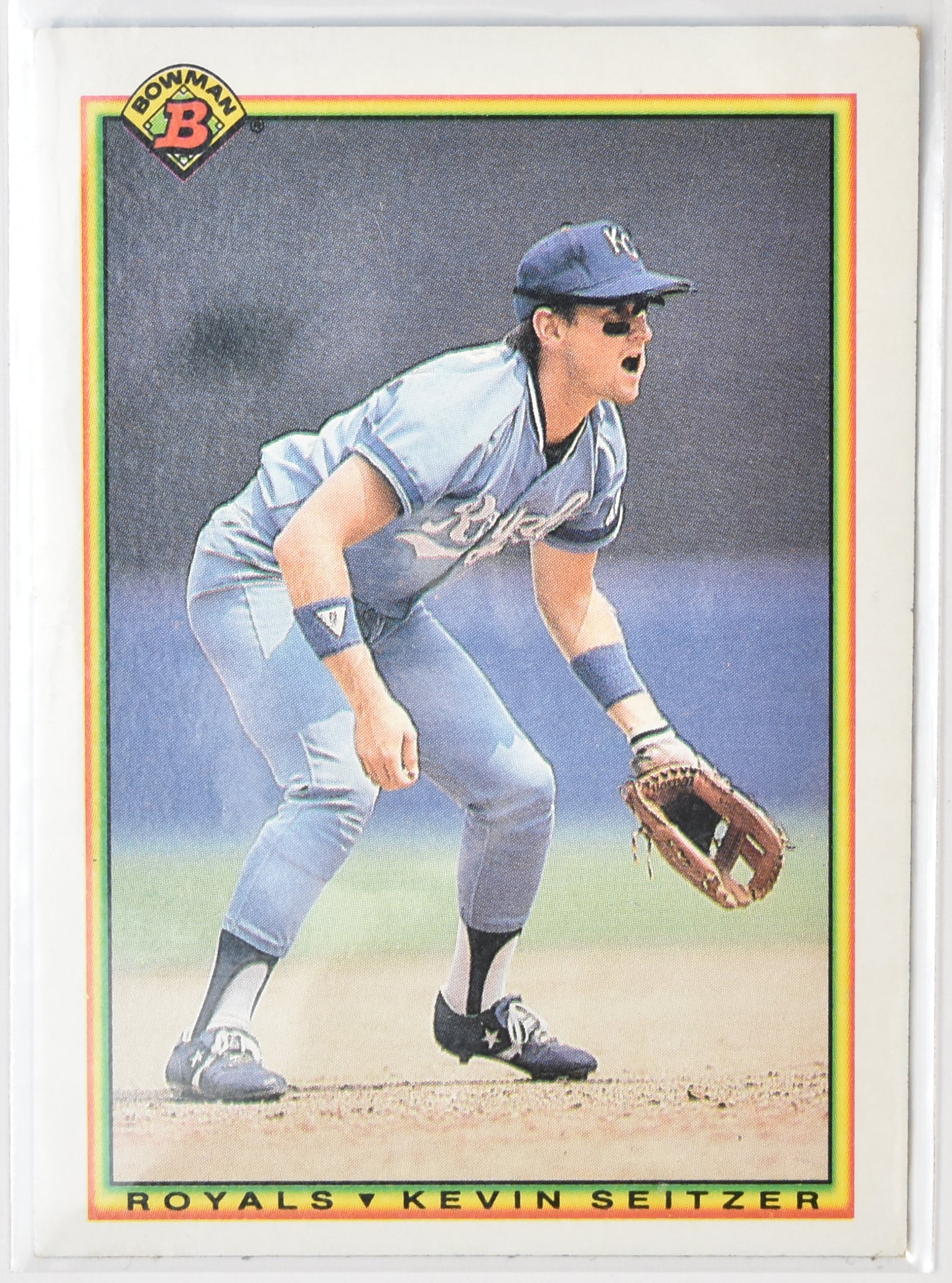 Kevin Seitzer 380 Baseball Card Kansas City Royals Bowman