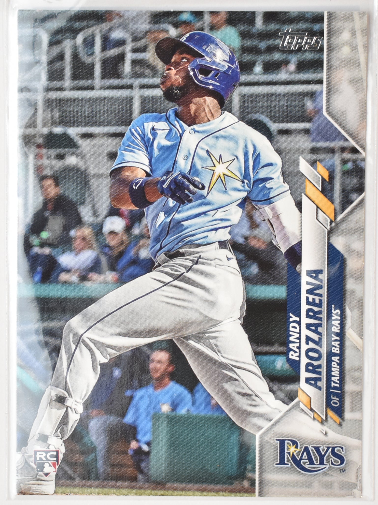 Randy Arozarena U-208 Tampa Bay Rays Topps Baseball Card 2020