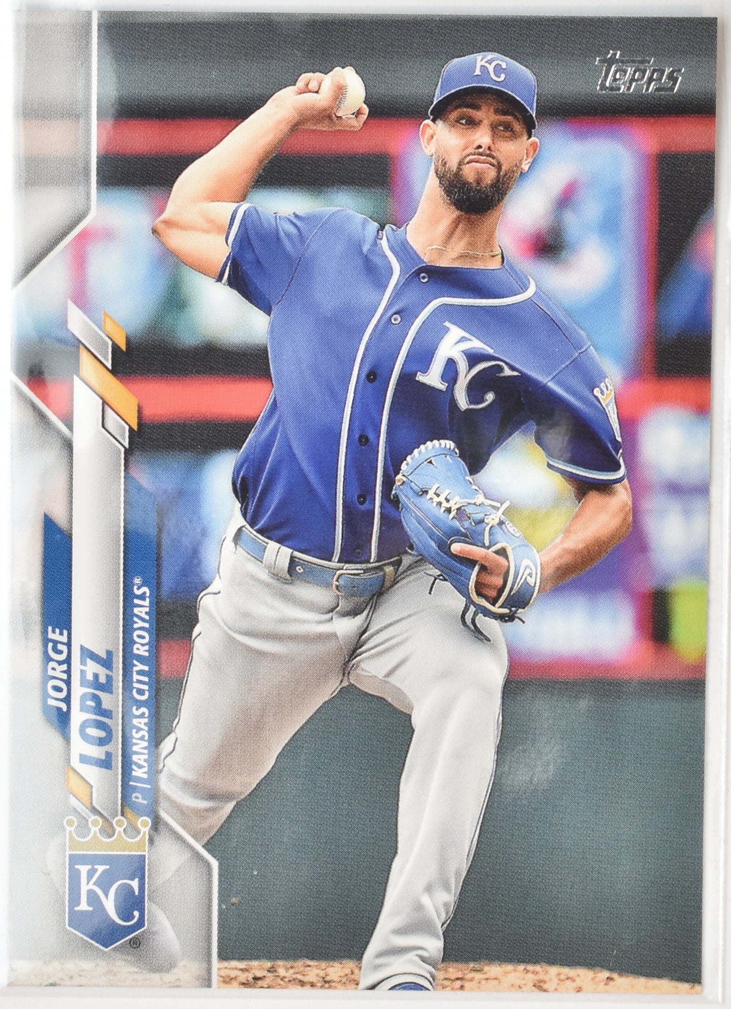 Jorge Lopez U-207 Kansas City Royals Topps Baseball Card 2020