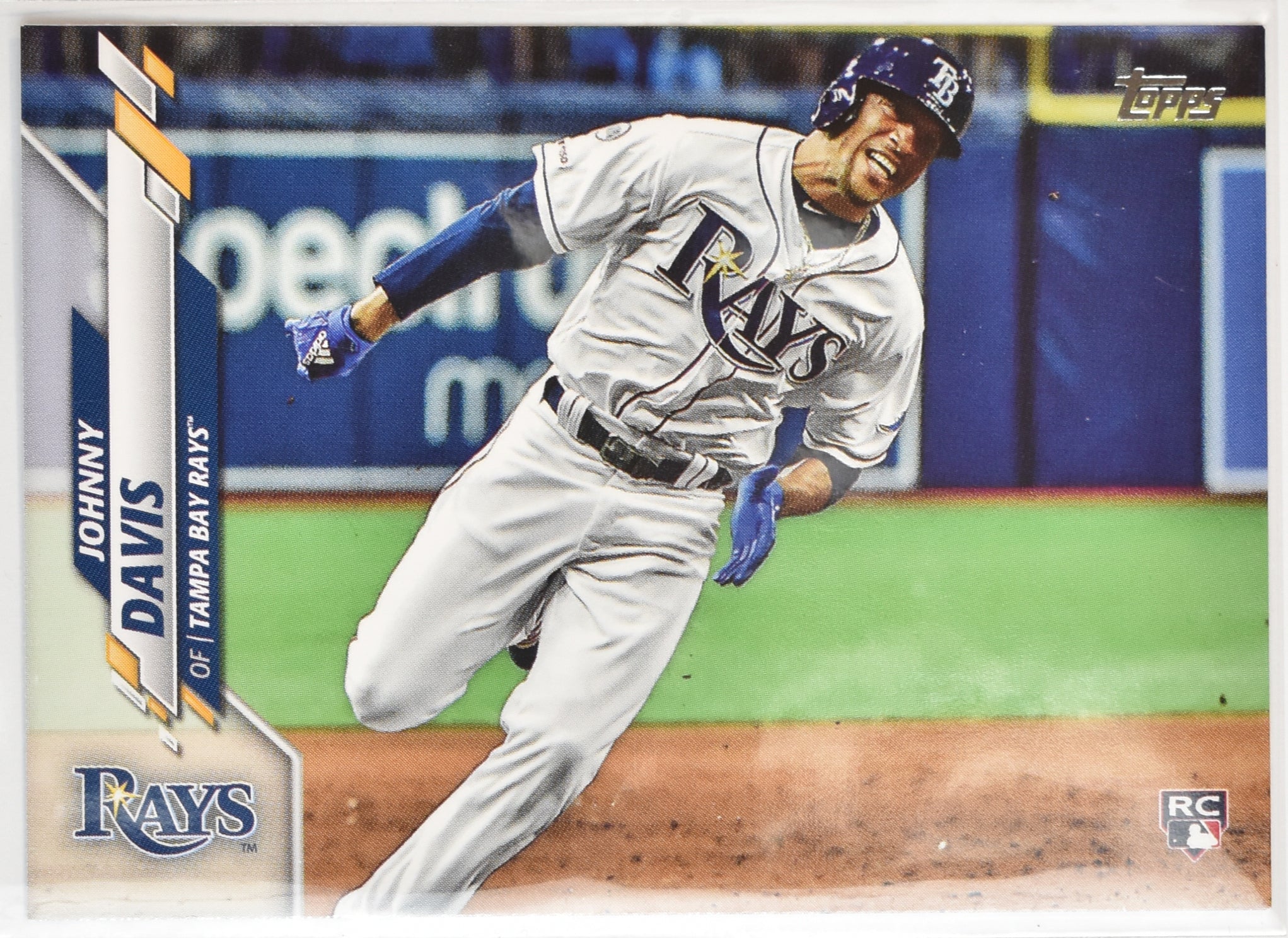 Johnny Davis Tampa Bay Rays U-189 Topps Baseball Card 2020