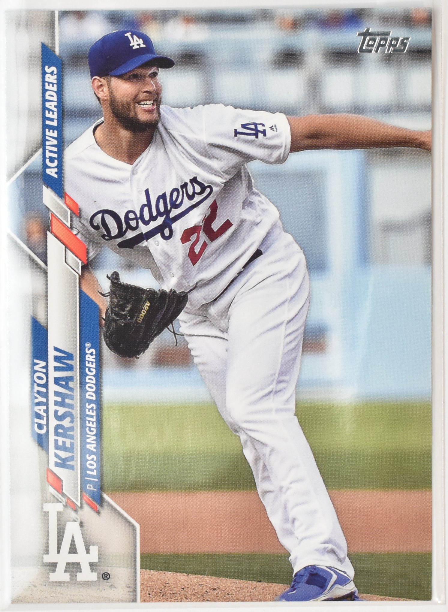 Clayton Kershaw U-90 Los Angeles Dodgers Topps Baseball Card 2020