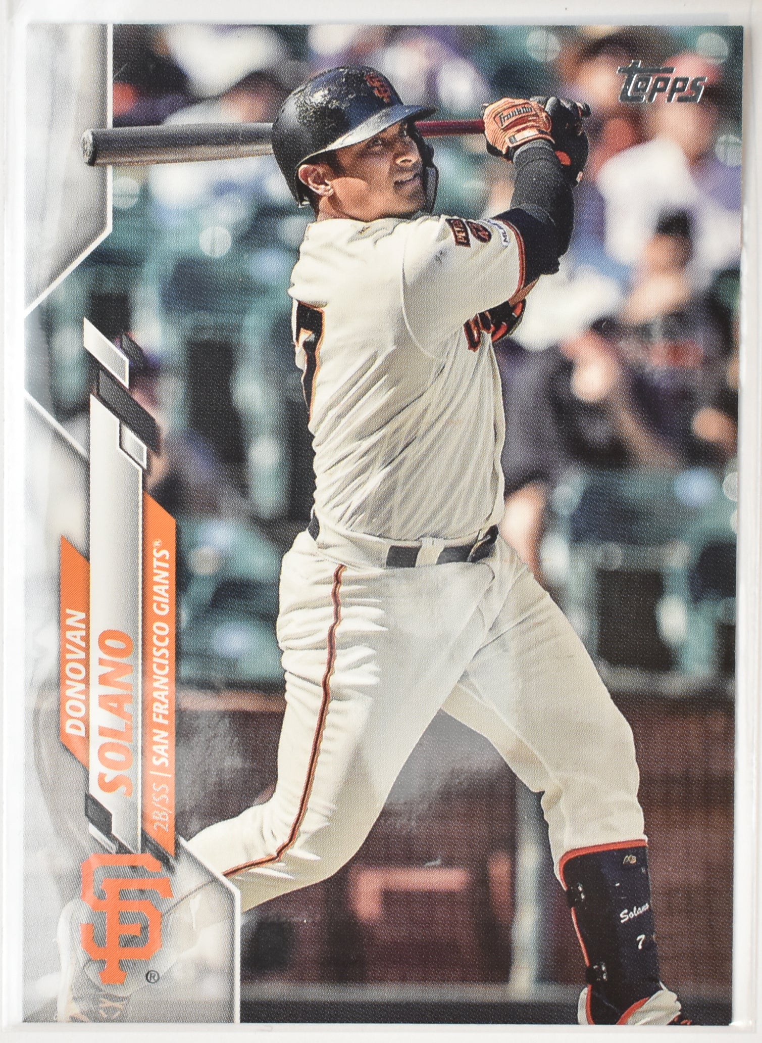 Donovan Solano U-97 San Francisco Giants Topps Baseball Card 2020