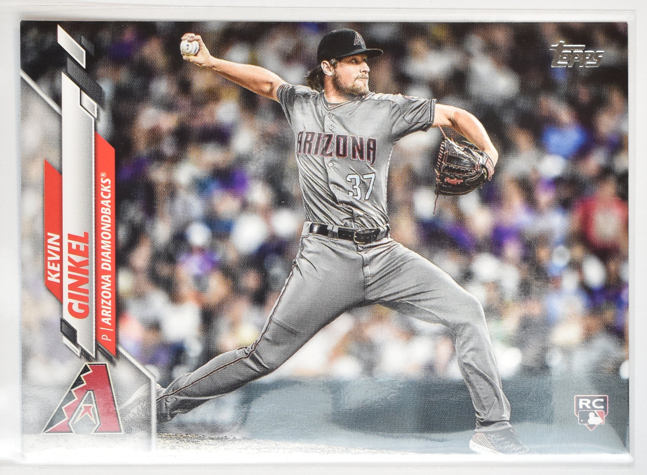 Kevin Ginkel Arizona Diamondbacks U-102 Topps Baseball Card 2020