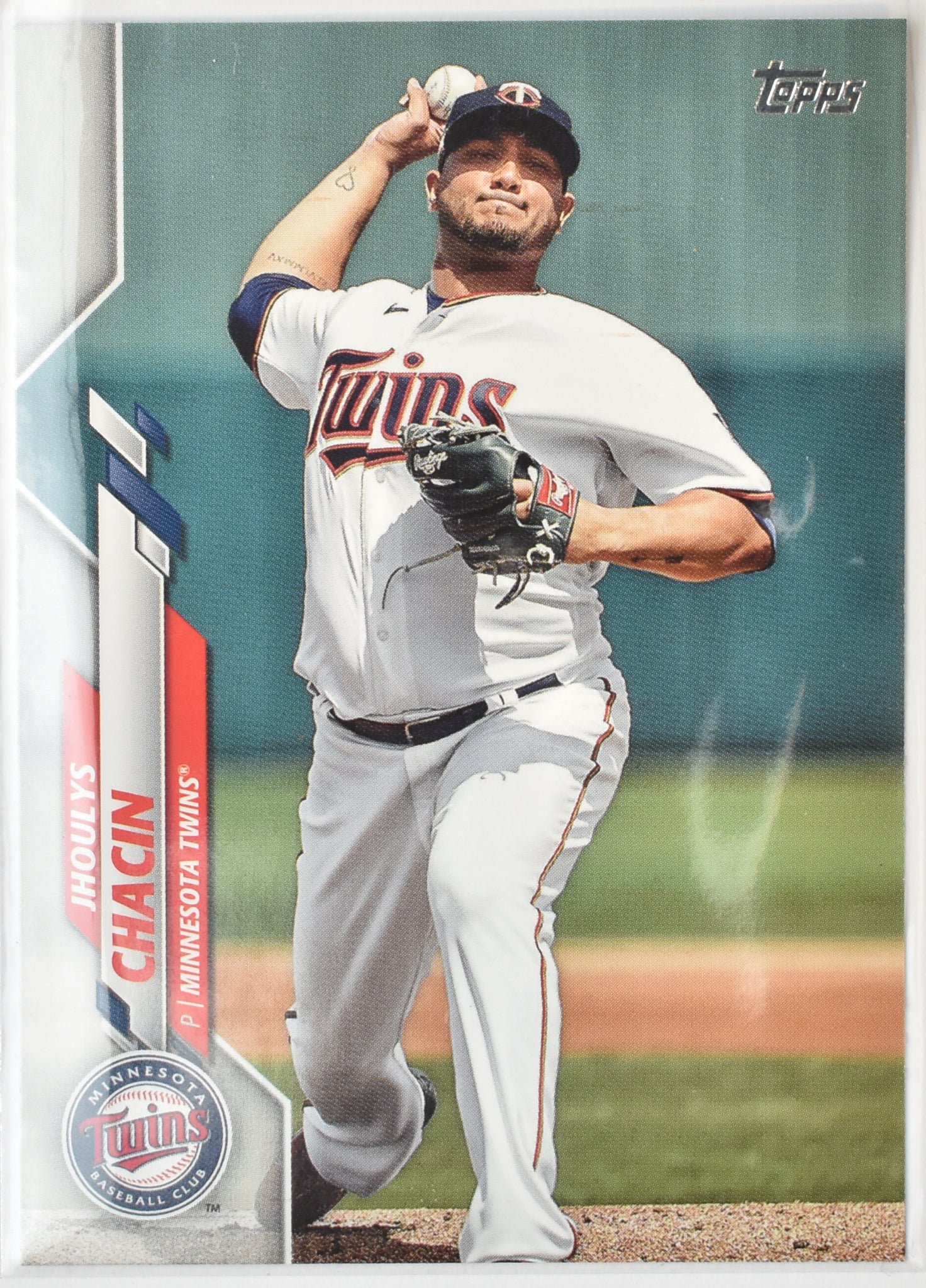 Jhoulys Chacin U-126 Minnesota Twins Topps Baseball Card 2020