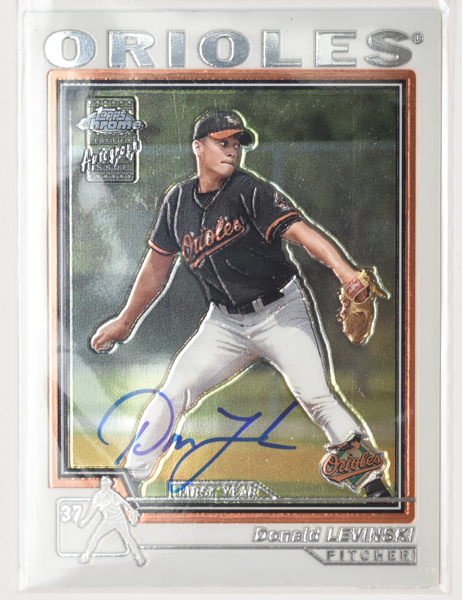 Donald Levinski 233 2004 Topps Baseball Card Orioles First Year