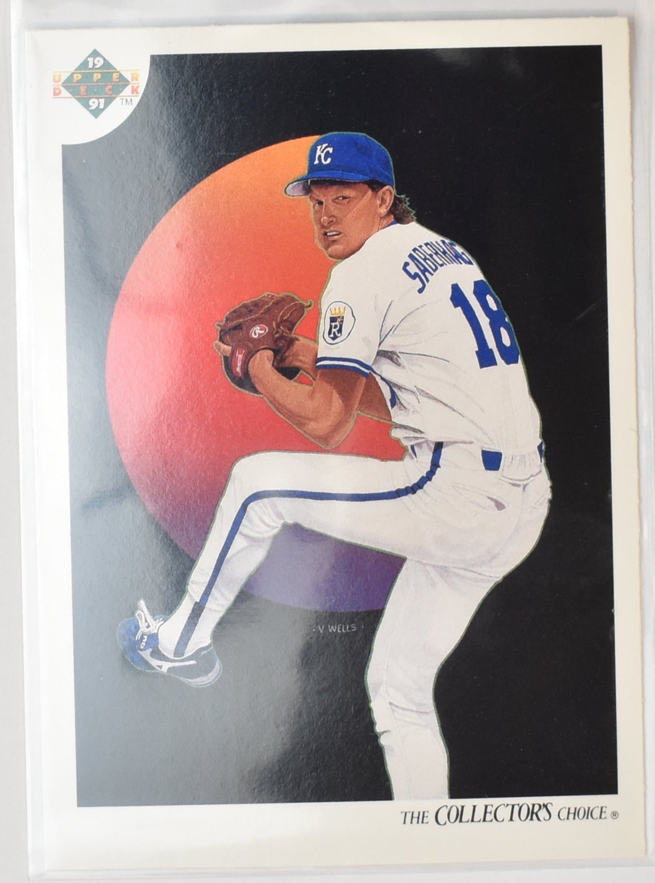 Bret Saberhagen 33 Collectors Choice 1991 Upper Deck Baseball Card Kansas City R
