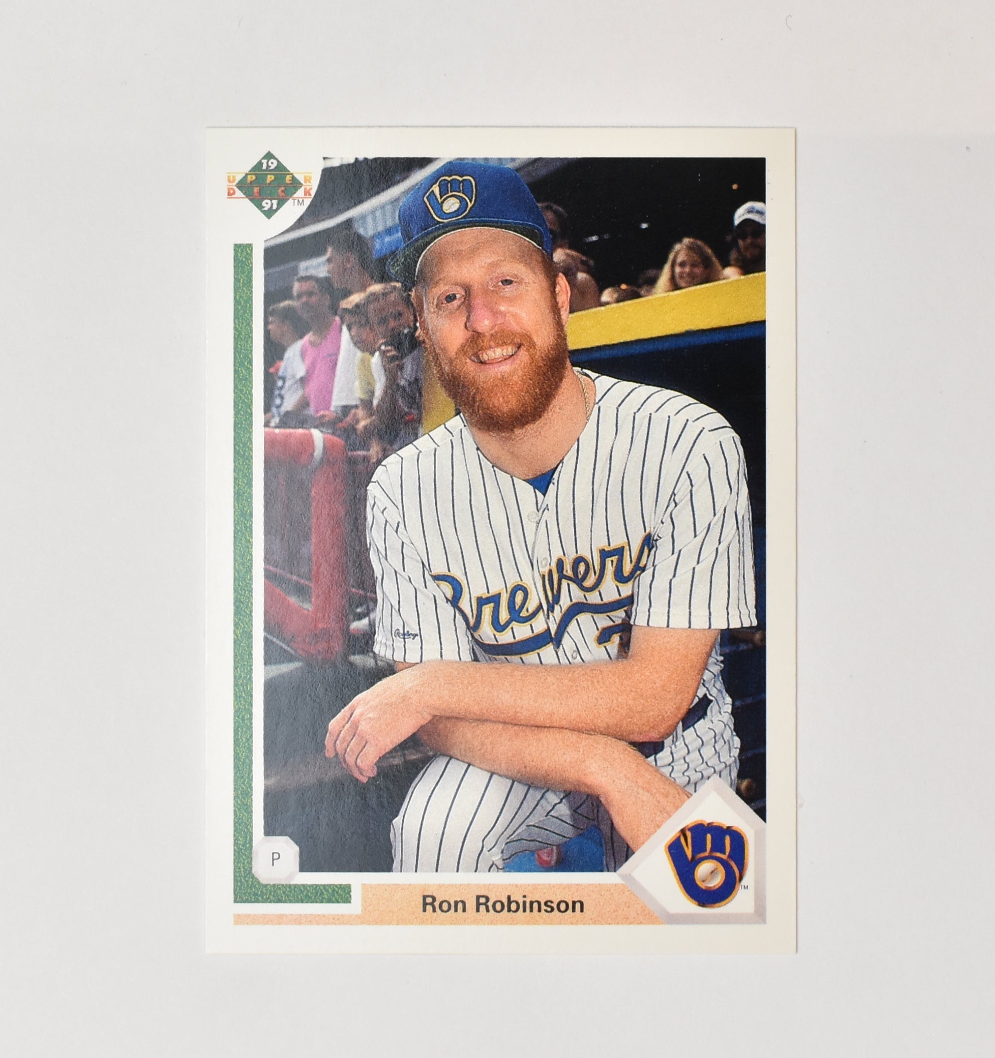 Ron Robinson 620 Upper Deck Baseball Card 1991 Milwaukee Brewers