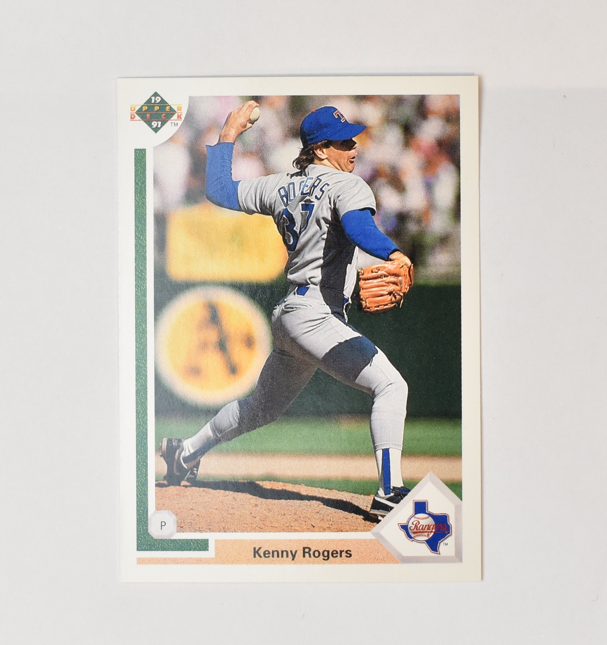 Kenny Rogers 606 Upper Deck Baseball Card 1991 Texas Rangers