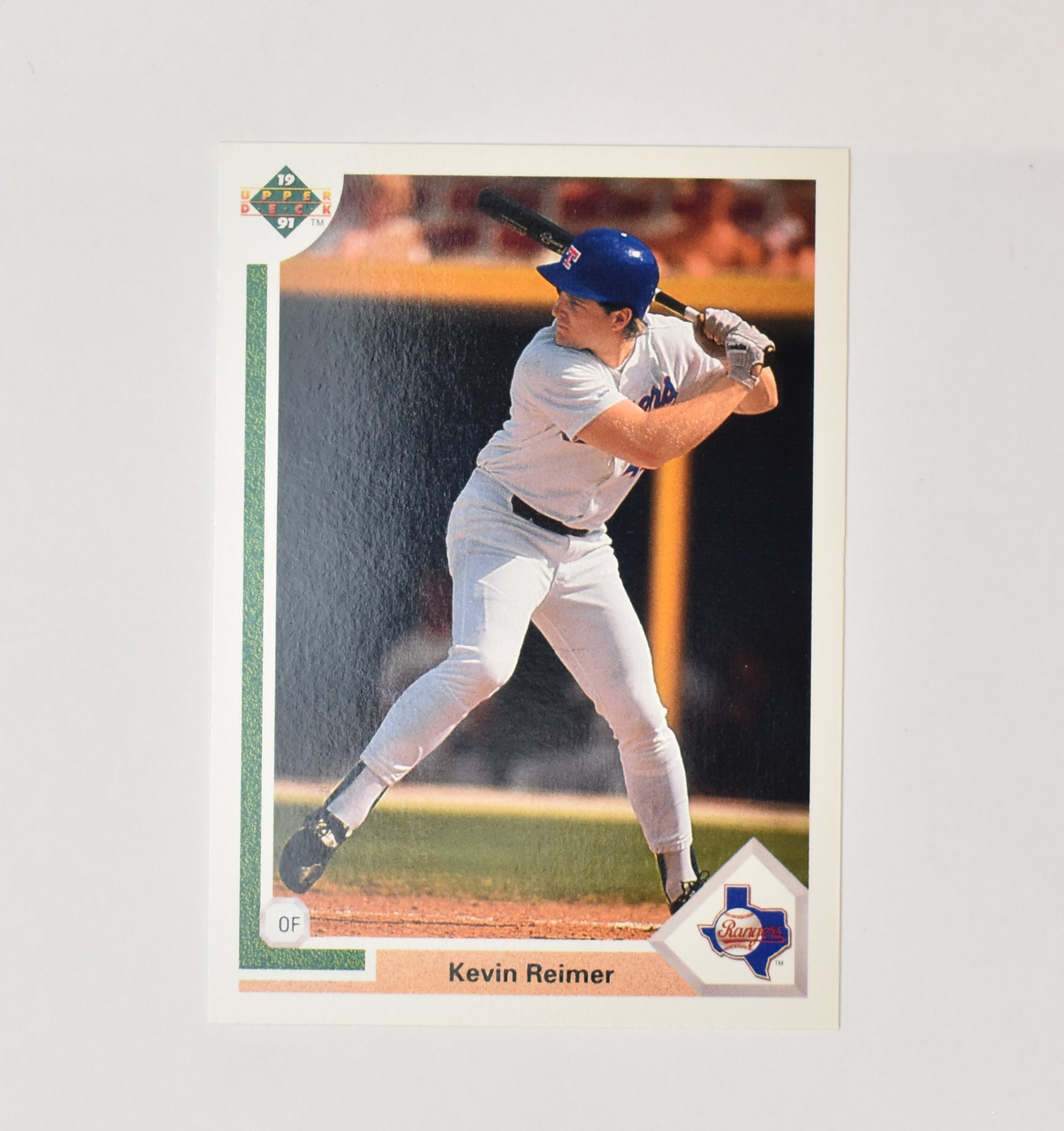 Kevin Reimer 494 Upper Deck Baseball Card 1991 Texas Rangers