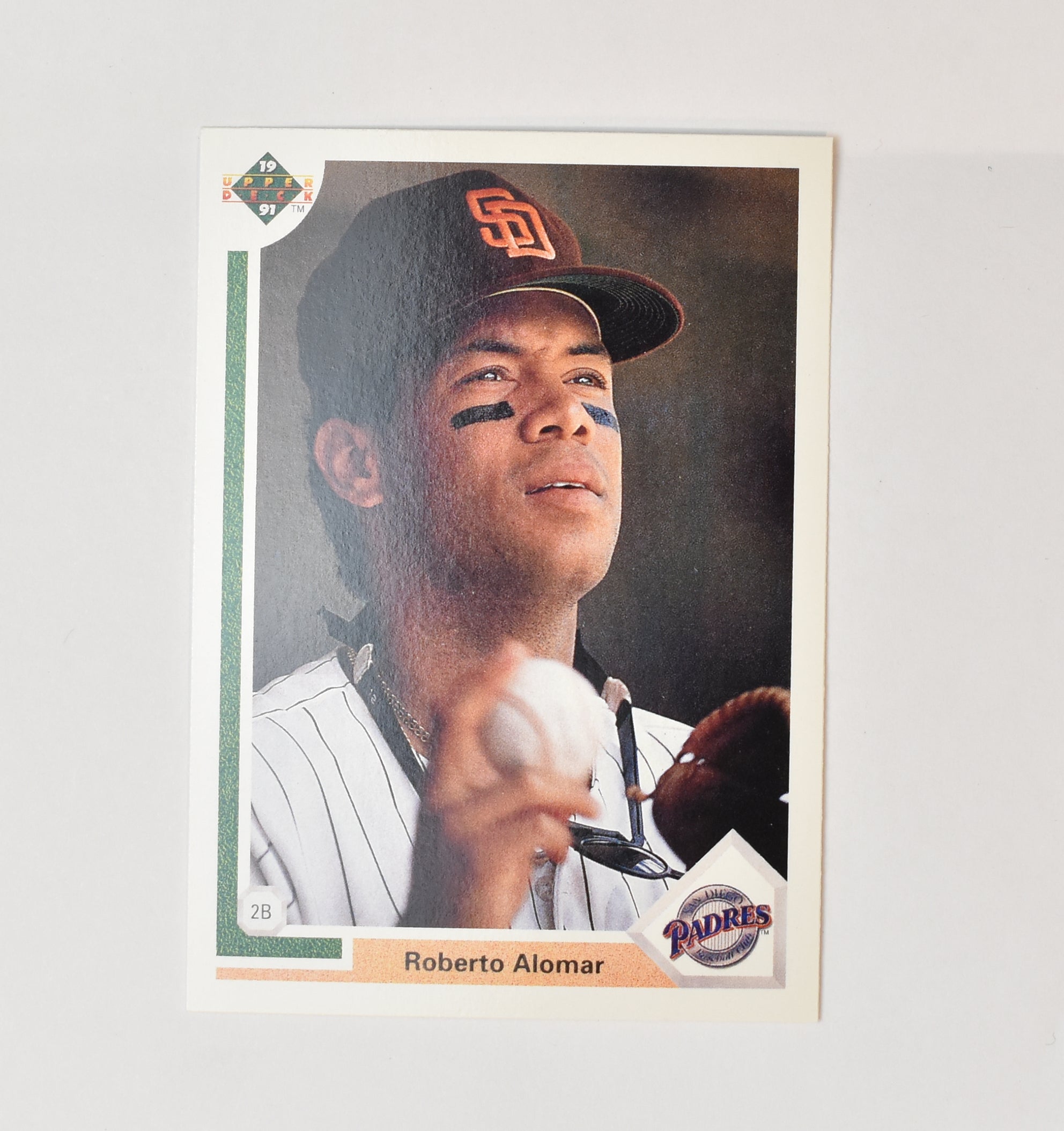 Roberto Alomar 335 Upper Deck Baseball Card 1991 San Diego Padres