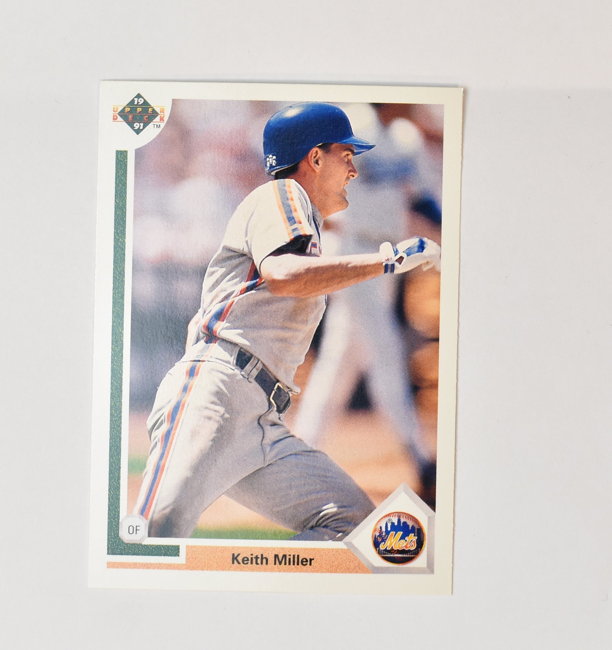 Keith Miller 196 Upper Deck Baseball Card 1991 New York Mets