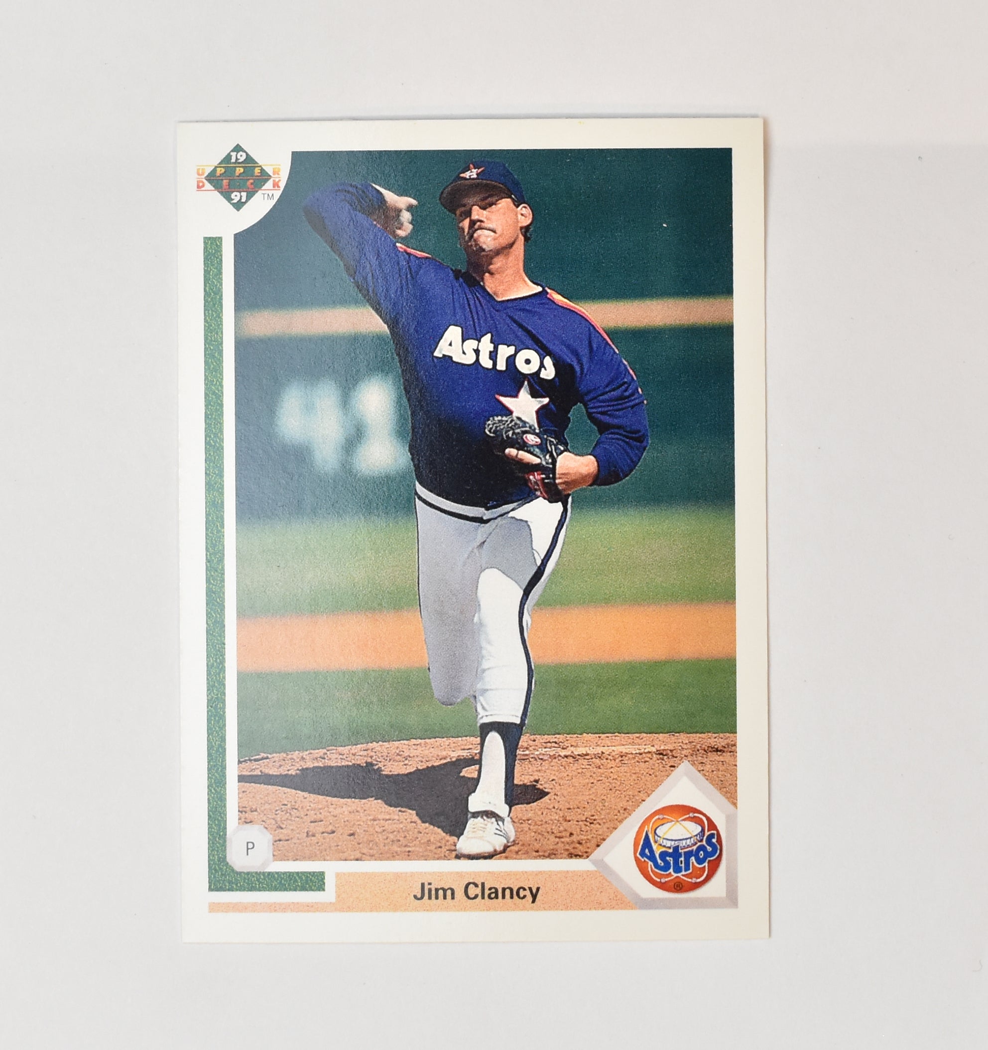 Jim Clancy 682 Upper Deck Baseball Card 1991 Houston Astros