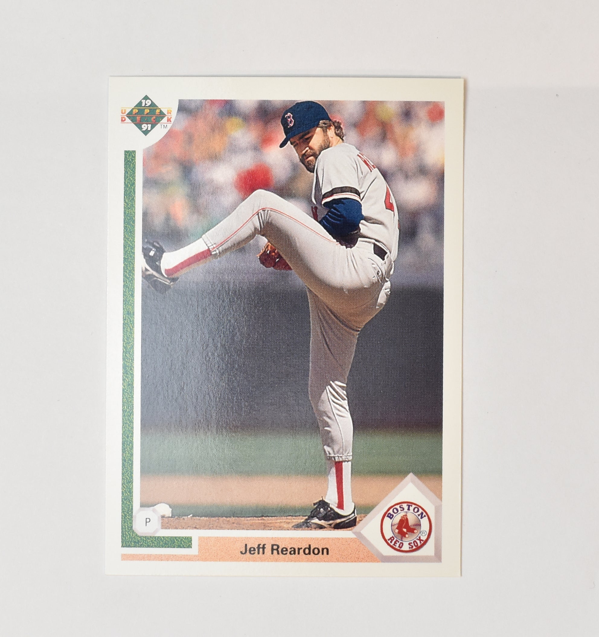Jeff Reardon 418 Upper Deck Baseball Card 1991 Boston Red Sox