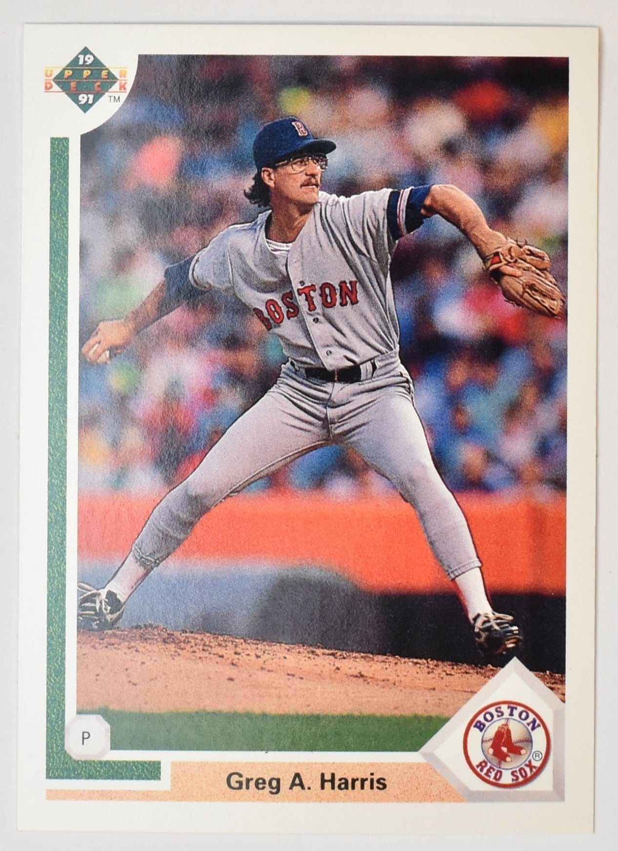 Greg A Harris 509 Upper Deck Baseball Card 1991 Boston Red Sox