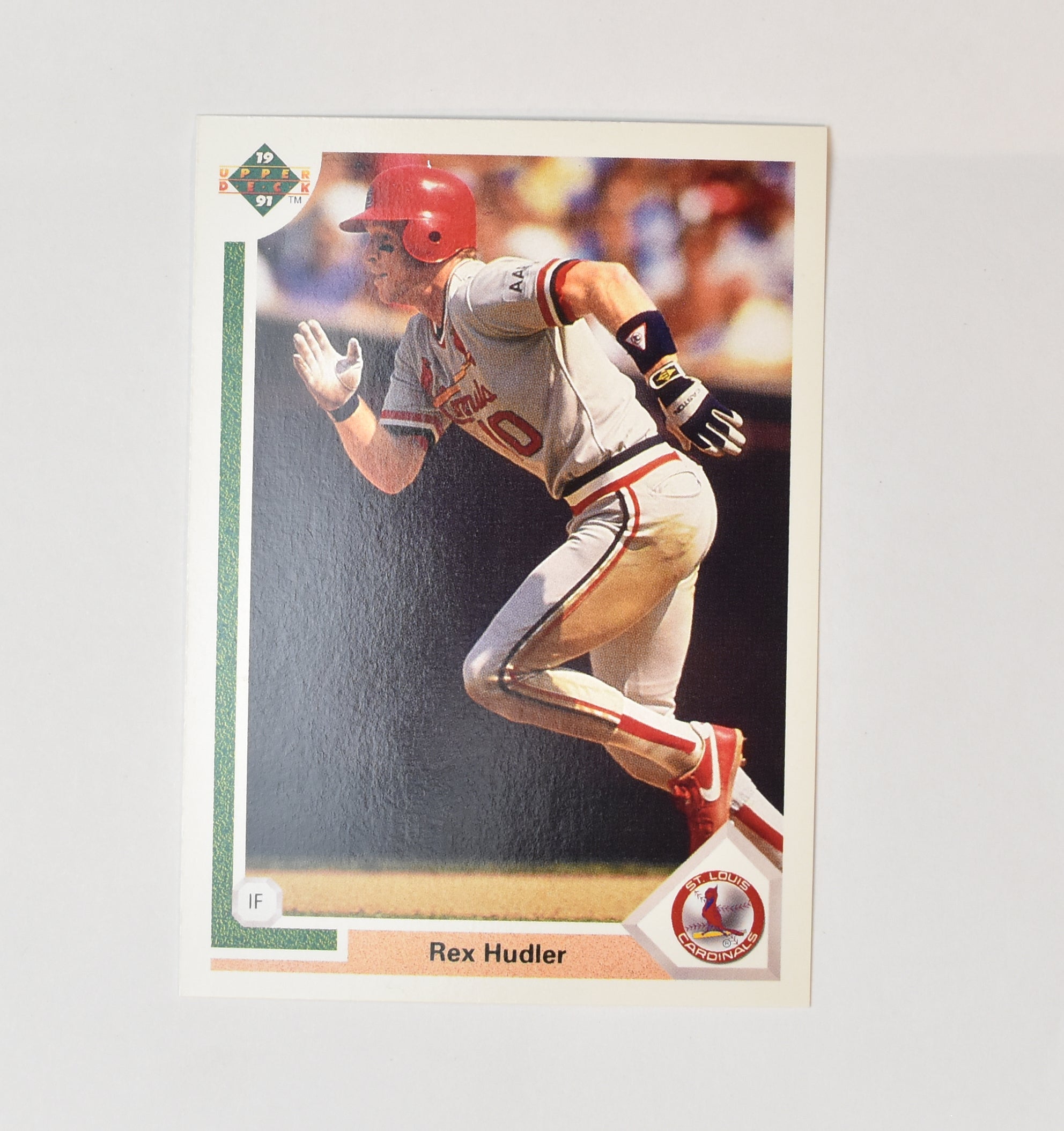 Rex Hudler 482 Upper Deck Baseball Card 1991 St Louis Cardinals