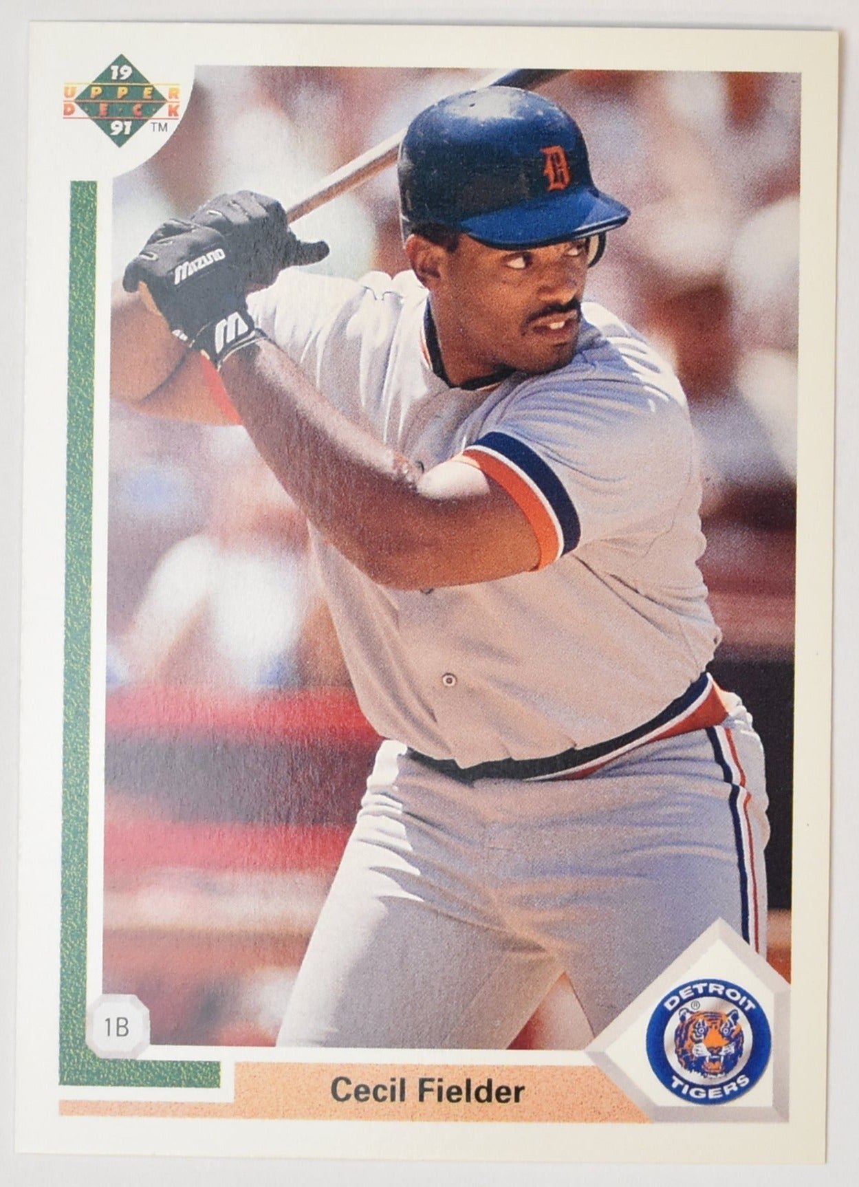 Cecil Fielder 244 Upper Deck Baseball Card 1991 Detroit Tigers