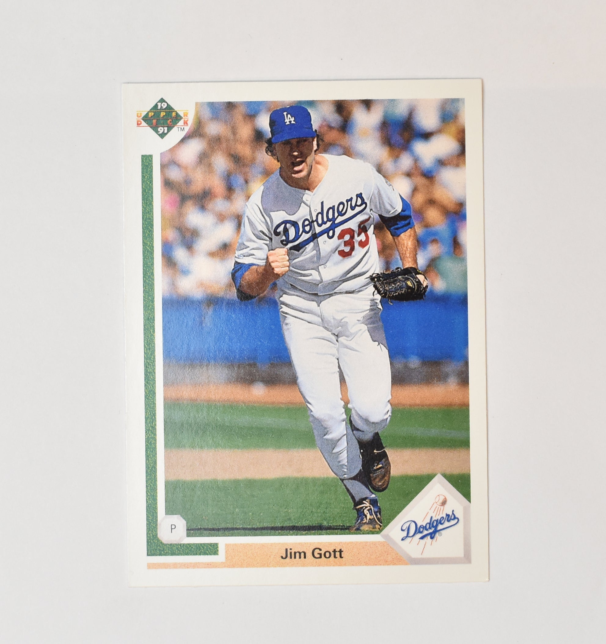 Jim Gott 690 Upper Deck 1991 Baseball Card Los Angeles