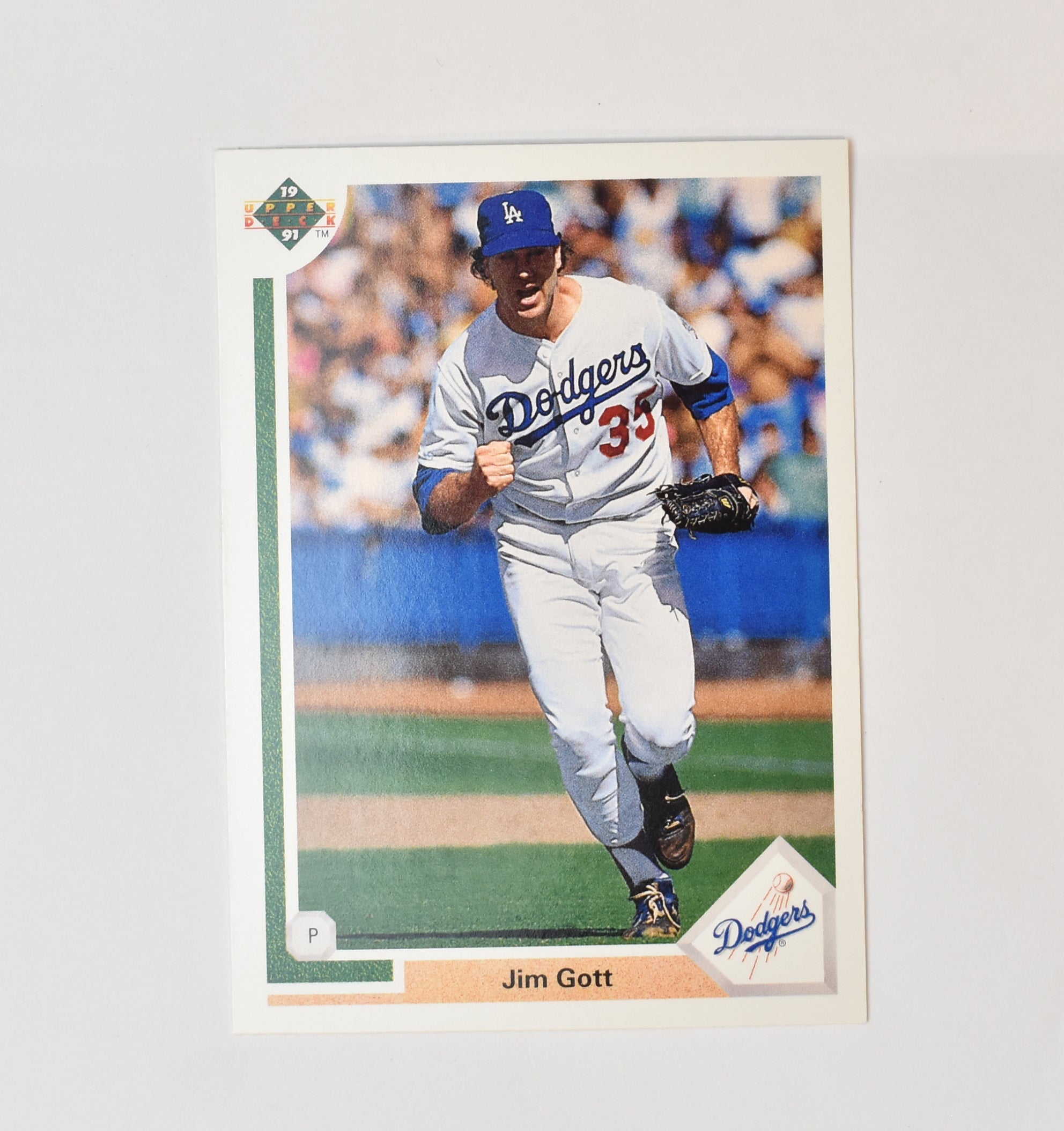 Jim Gott 690 Upper Deck 91 Baseball Card Los Angeles Dodgers