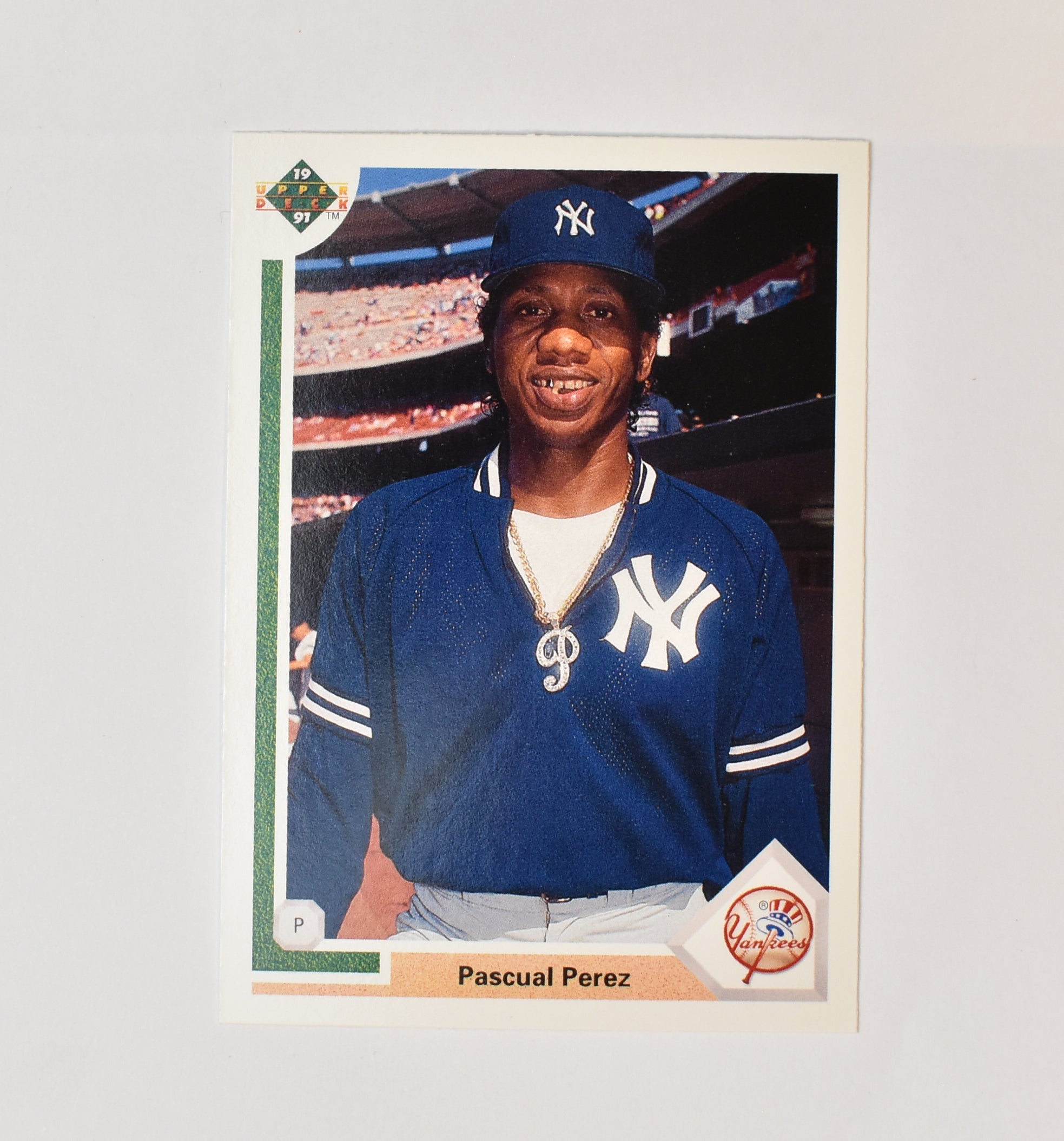 Pascual Perez 671 Upper Deck Baseball Card New York Yankees 1991