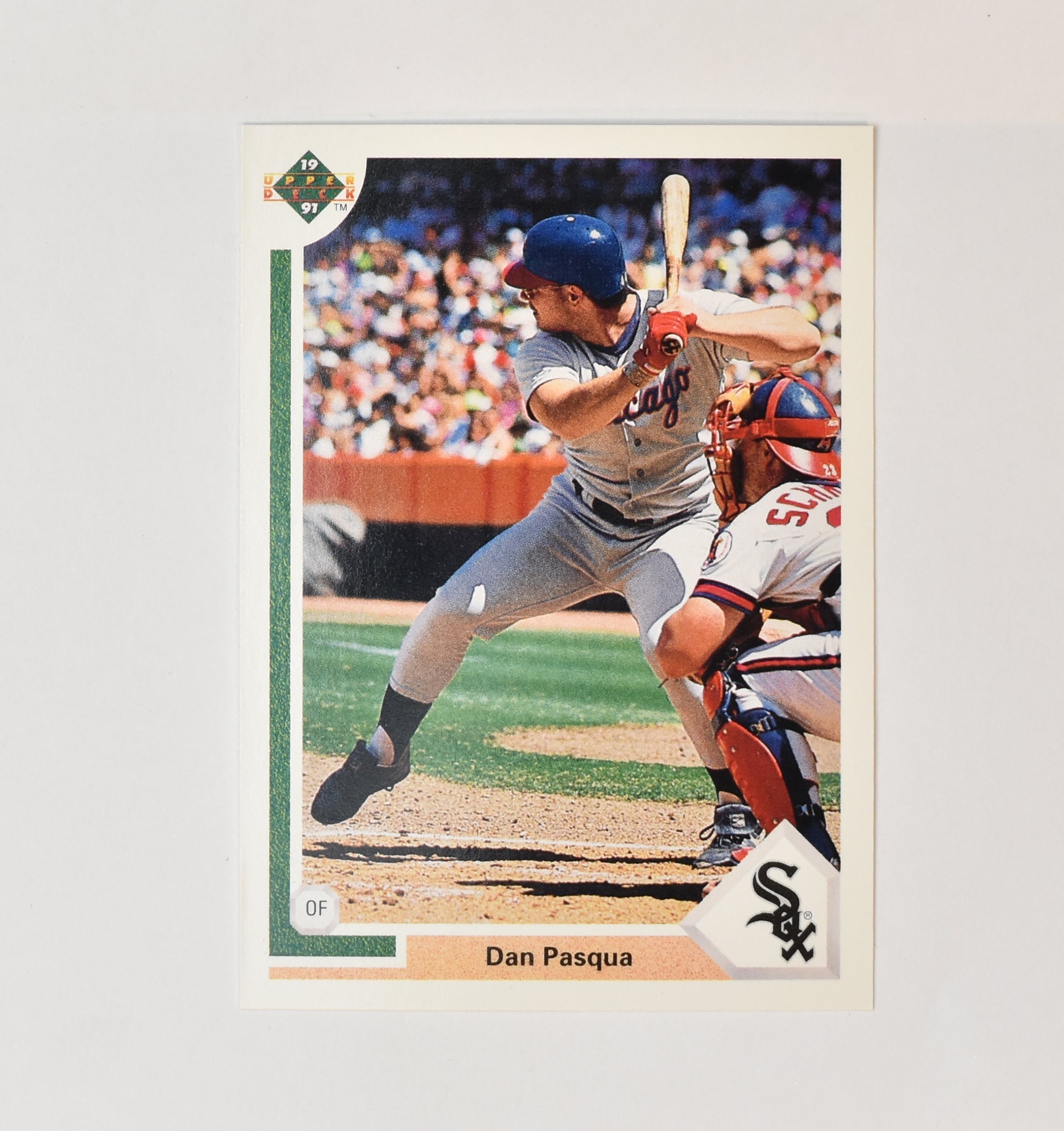 Dan Pasqua 605 Upper Deck 1991 Baseball Card Chicago White Sox