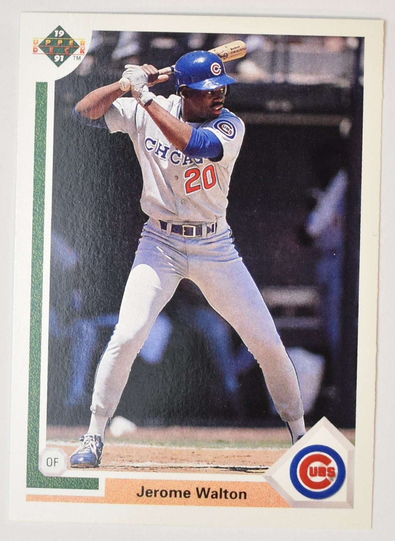 Jerome Walton 332 Upper Deck Baseball Card 1991 Chicago Cubs
