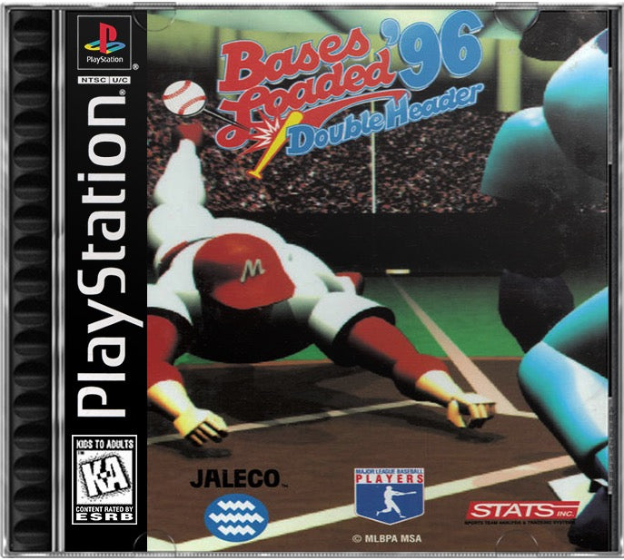 Bases Loaded '96 - Double Header PS1 Sony Playstation 1 Used Video Game
