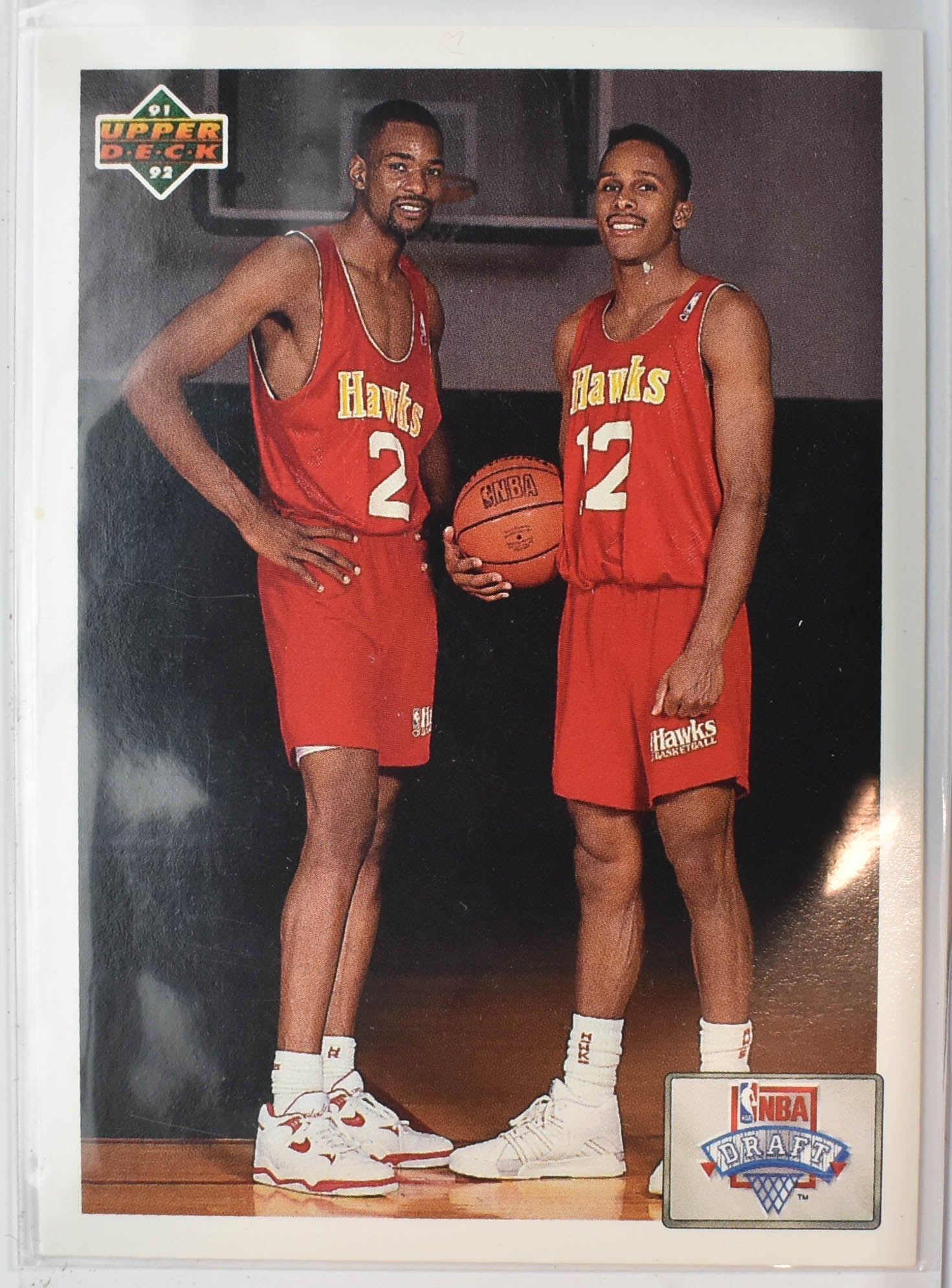 NBA Draft Checklist 1 Upper Deck 1991 - 1992 Basketball Card