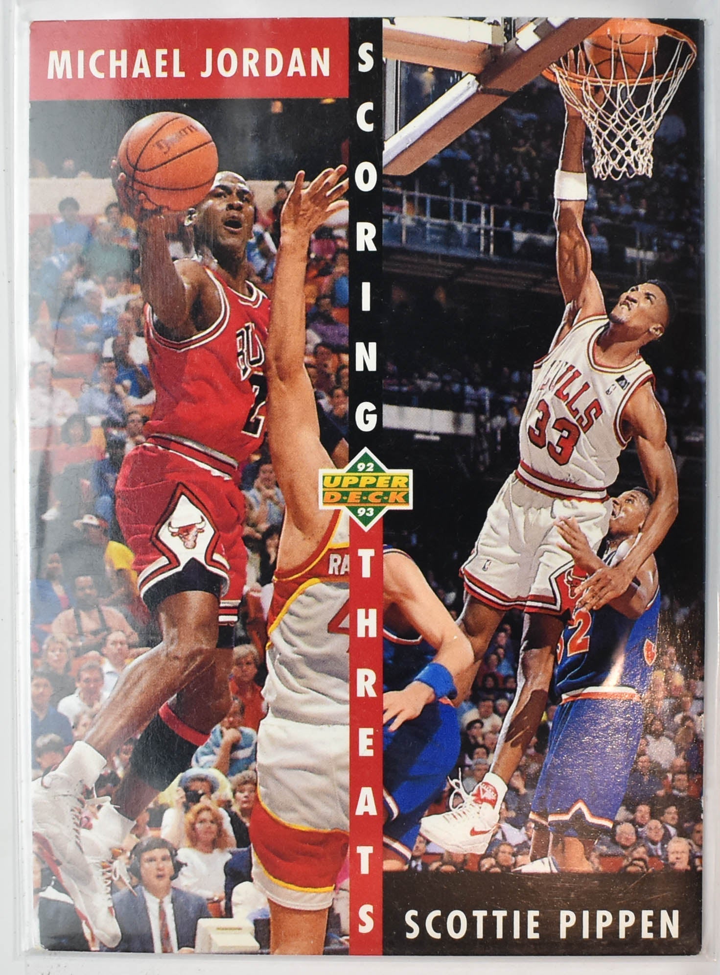 Michael Jordan Scottie Pippen 62 Upper Deck 1992 NBA