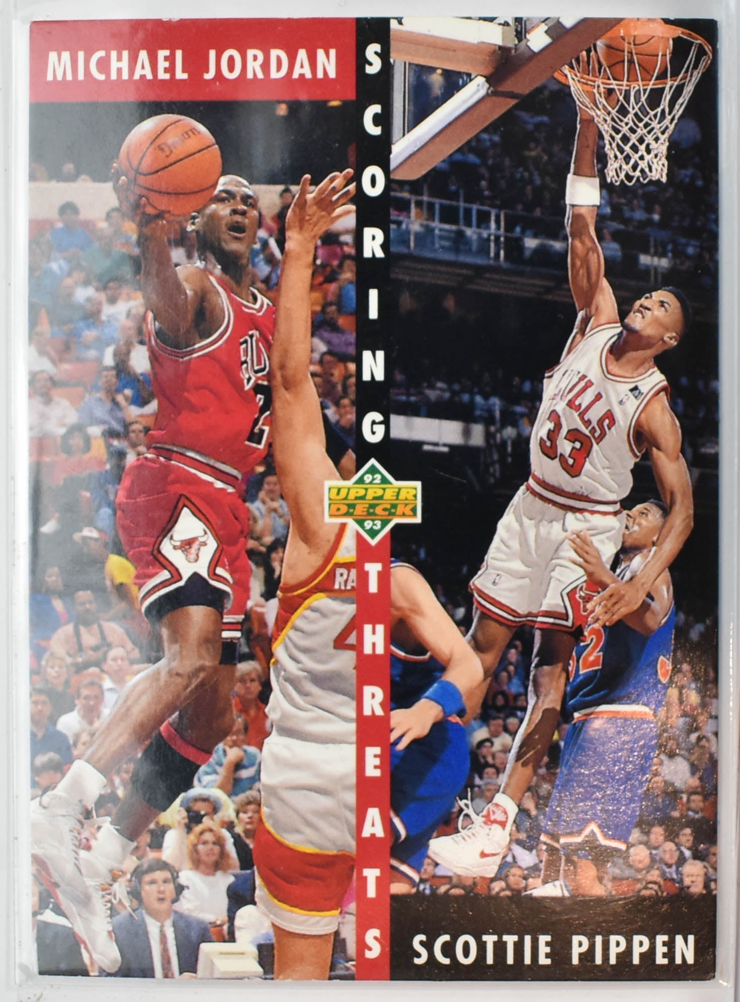 Michael Jordan Scottie Pippen 62 Upper Deck 1992