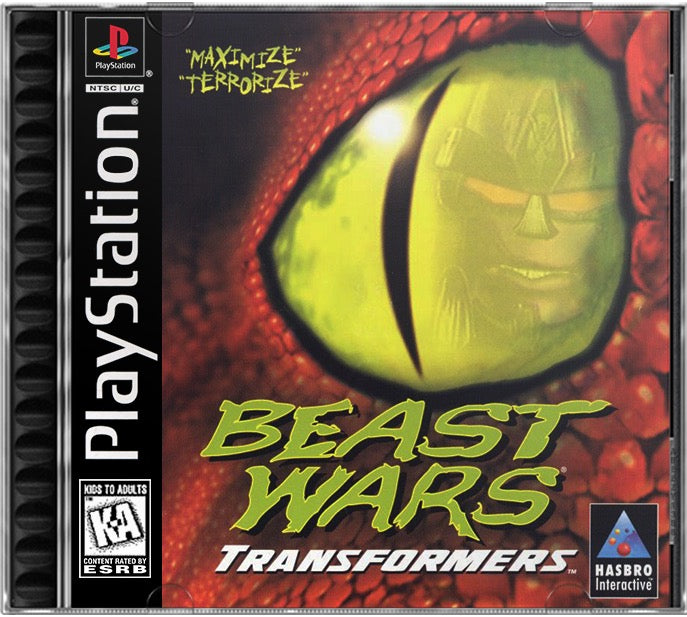 Beast Wars - Transformers PS1 Sony Playstation 1 Used Video Game