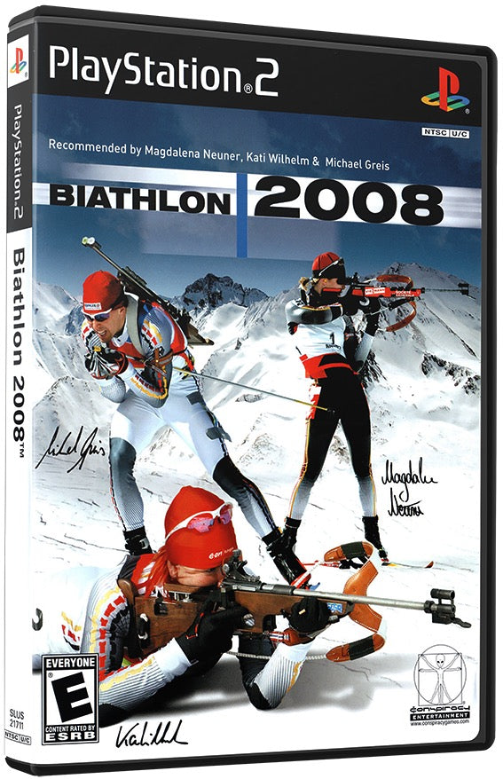 Biathlon 2008 PS2 Sony Playstation 2 Used Video Game PS2