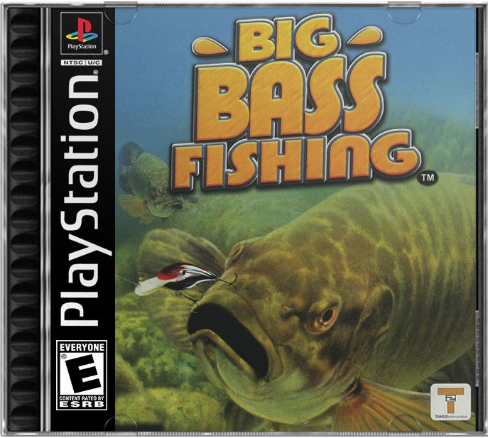 Big Bass Fishing PS1 Sony Playstation 1 Used Video Game
