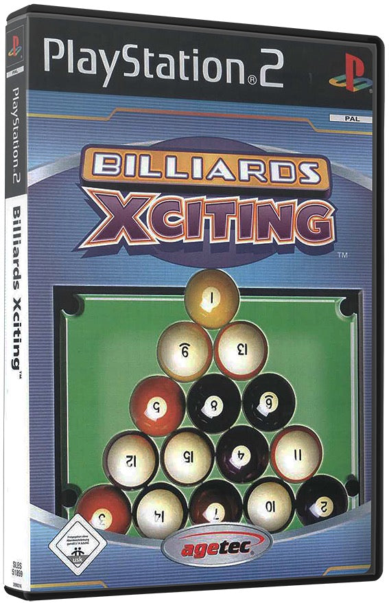 Billiards Xciting PS2 Sony Playstation 2 Used Video Game PS2